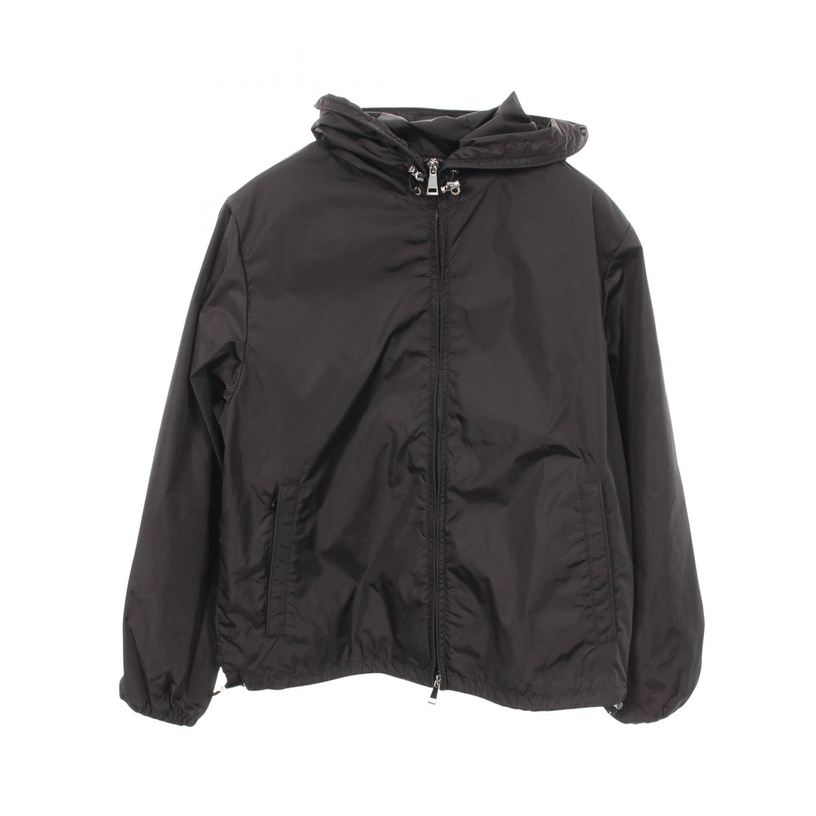 モンクレール MONCLER ALEXANDRITE フーデッドブルゾン ナイロンジャケット 衣料品 アウター ナイロン レディース ブラック系 【中古】 43,200円