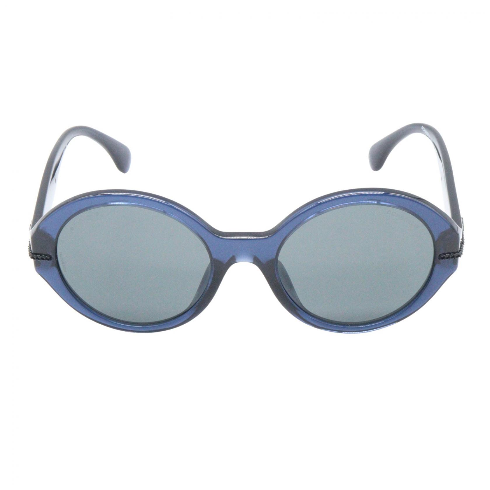 【SALE／5千円OFFクーポン】シャネル CHANEL サングラス サングラス 衣料品 アセテート レディース ブルー系 5511A 503/S4 【中古】