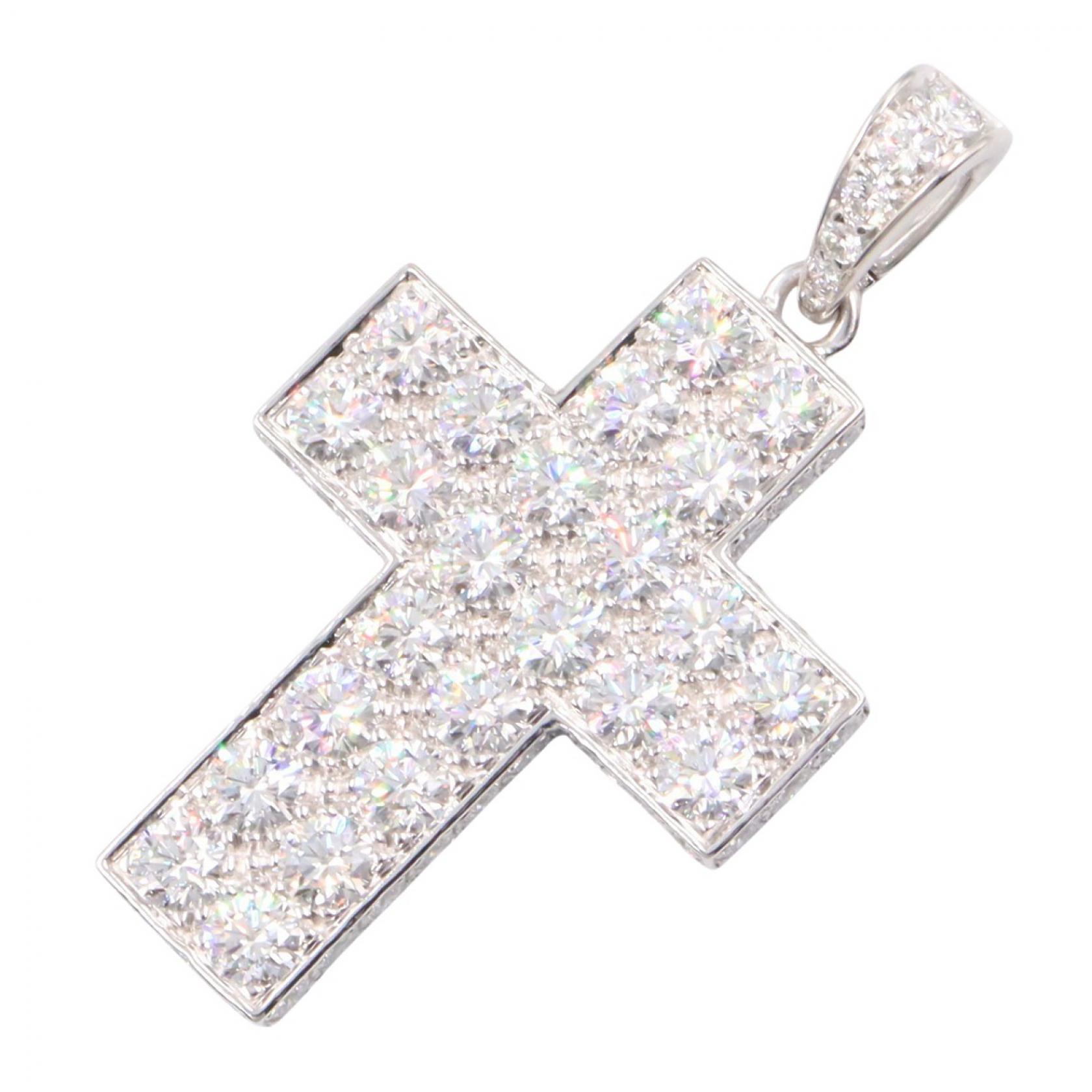 カルティエ CARTIER スクレドゥブドゥワール ダイヤ トップ ペンダントトップ ジュエリー K18WG（ホワイトゴールド） ダイヤモンド レディース シルバー系 / クリア系 HP300029 【中古】