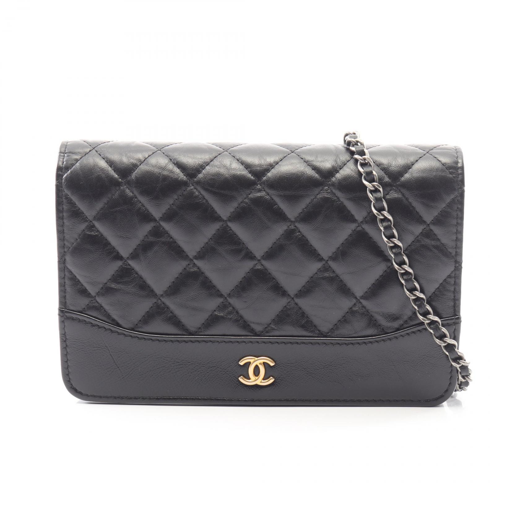 シャネル CHANEL ガブリエル ドゥ シャネル ショルダーバッグ バッグ レザー シャイニーカーフスキン レディース ブラック系 A84389 【中古】｜Mike Museum