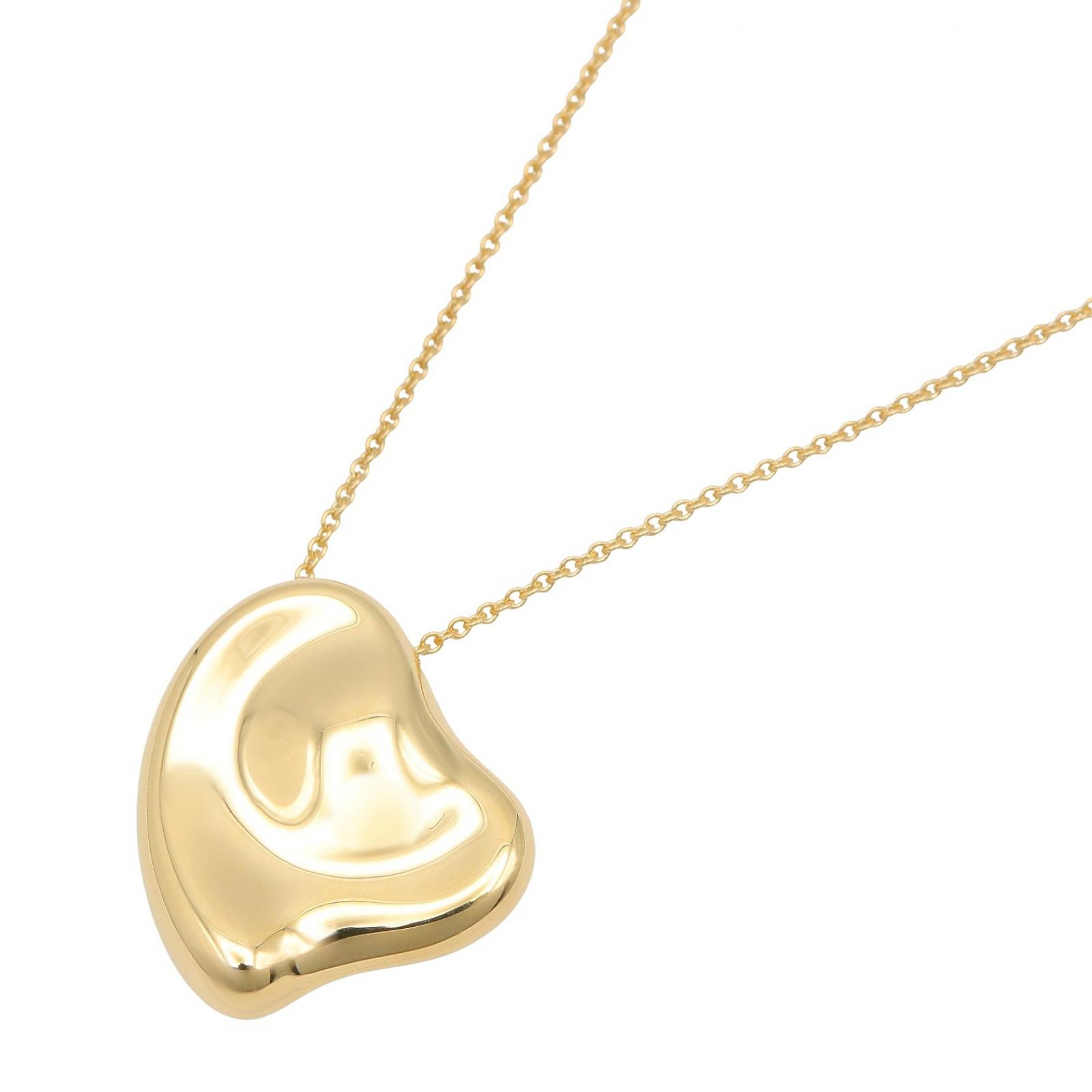 ティファニー TIFFANY&CO フルハート ロング ネックレス ネックレス ジュエリー K18(イエローゴールド) レディース ゴールド系 【中古】