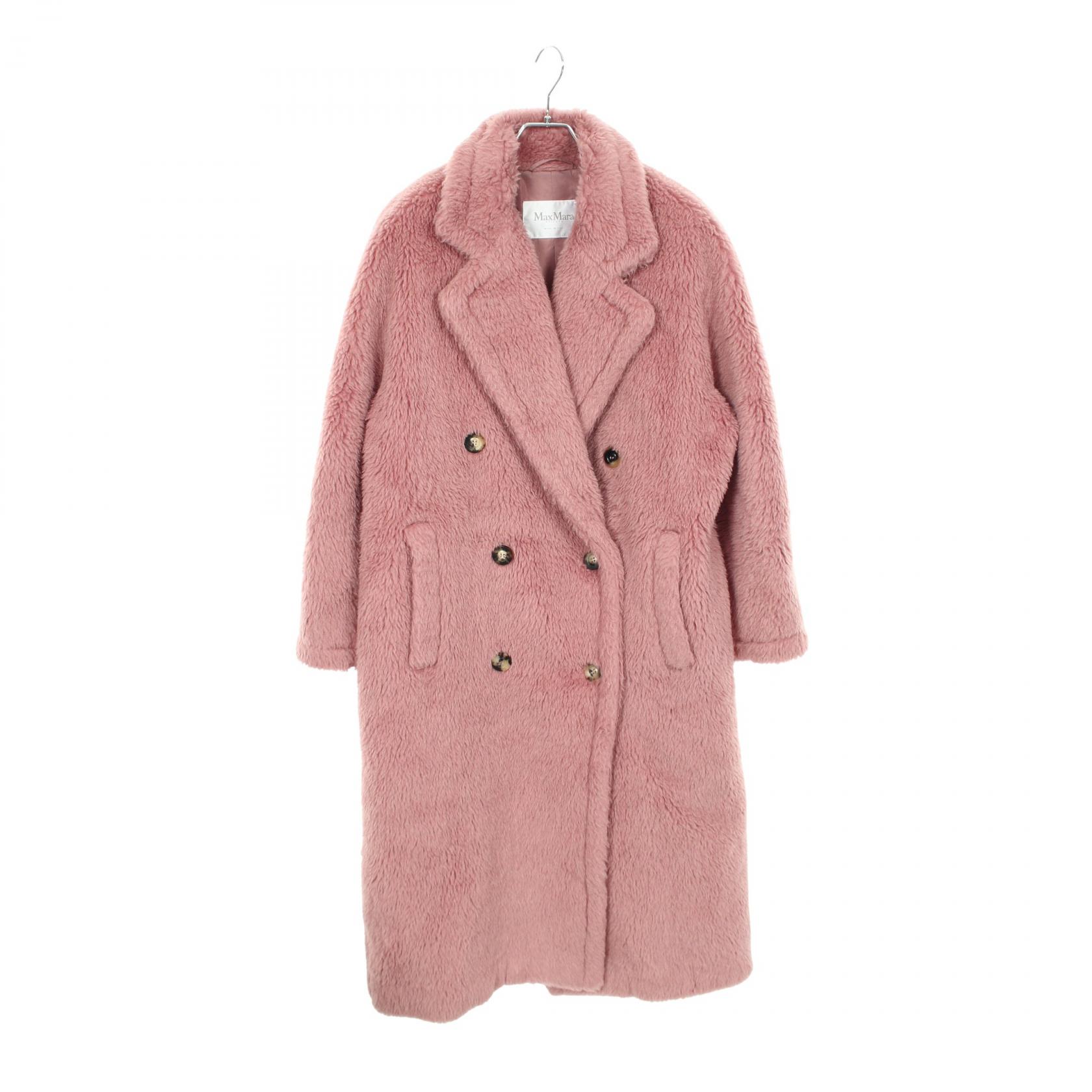 ≪10%OFFクーポン 7/19 20時～7/26 9:59≫マックスマーラ MAX MARA ZITTO テディベア 衣料品 アウター アルパカ レディース ピンク系 【中古】｜Mike Museum