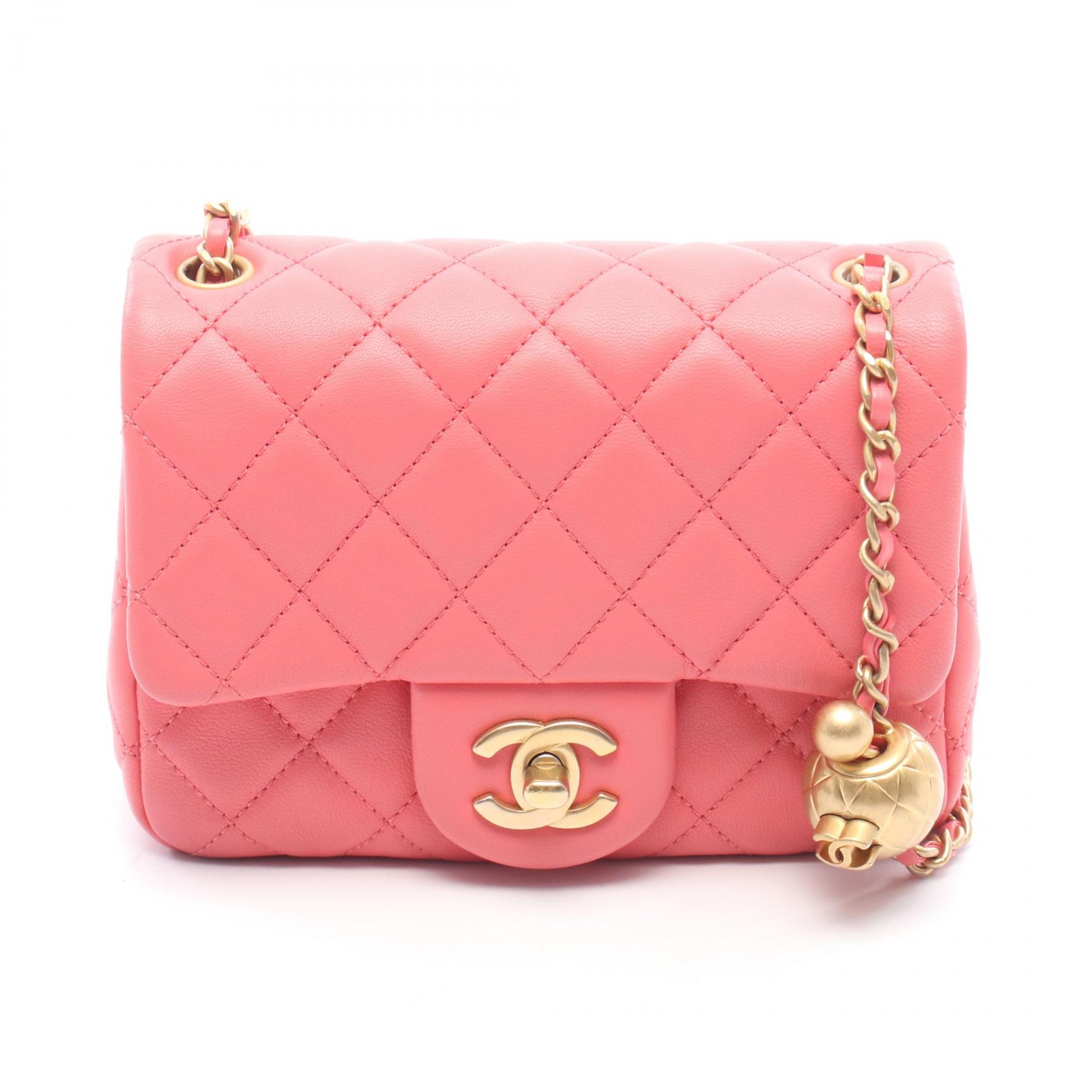 ≪15%OFFクーポン 7/19 20時～7/26 9:59≫シャネル CHANEL マトラッセ ショルダーバッグ バッグ レザー レディース ピンク系 AS1786 【中古】｜Mike Museum