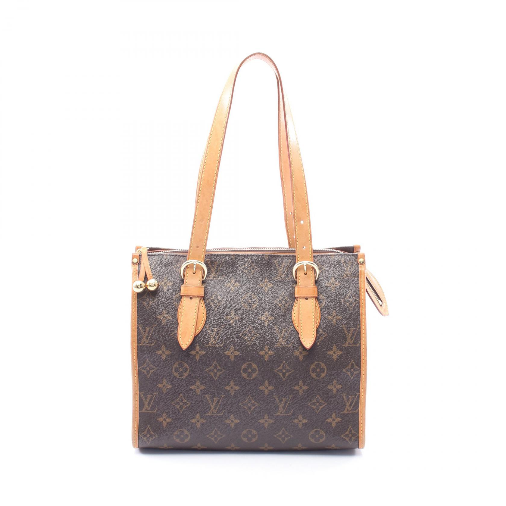 ≪15%OFFクーポン 7/19 20時~7/26 9:59≫ルイ・ヴィトン LOUIS VUITTON ポパンクール オ モノグラム トートバッグ バッグ PVCコーティングキャンバス レザー レディース ブラウン系 M40007 【中古】|Mike Museum
