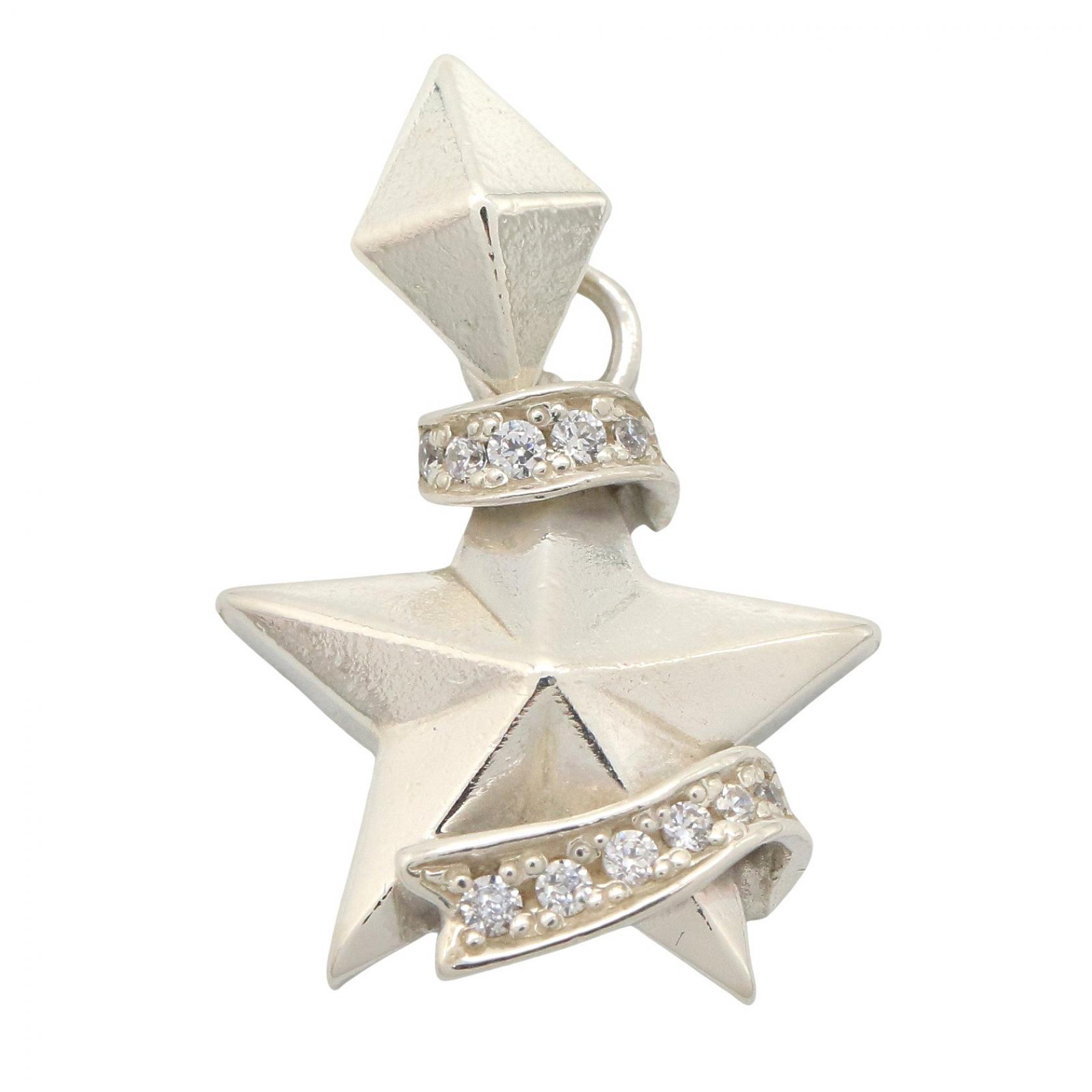 ≪千円OFFクーポン 7/19 20時～7/26 9:59≫ジュエリー JEWELRY ダイヤ シルバー925 トップ ペンダントトップ ジュエリー シルバー925 ダイヤモンド レディース クリア系 925 4.2g 【中古】｜Mike Museum