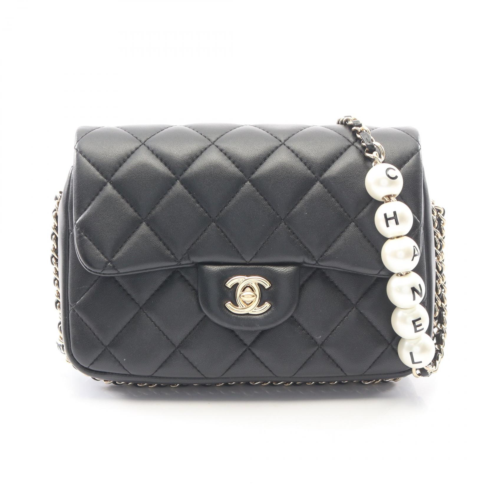 ≪15%OFFクーポン 7/19 20時~7/26 9:59≫シャネル CHANEL マトラッセ スモールフラップ ショルダーバッグ バッグ ラムスキン(羊革) レディース ブラック系 AS1436 【中古】|Mike Museum