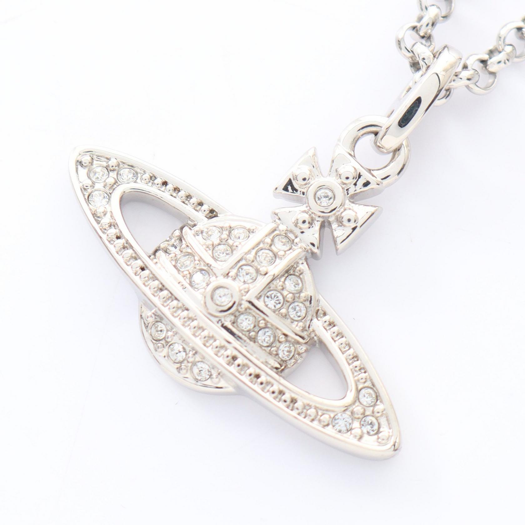 ≪10%OFFクーポン 7/19 20時~7/26 9:59≫ヴィヴィアンウエストウッド Vivienne Westwood ミニ バス レリーフ ネックレス ジュエリー ステンレススチール ラインストーン レディース シルバー系 / クリア系 6302008602P116 【新品】|Mike Museum