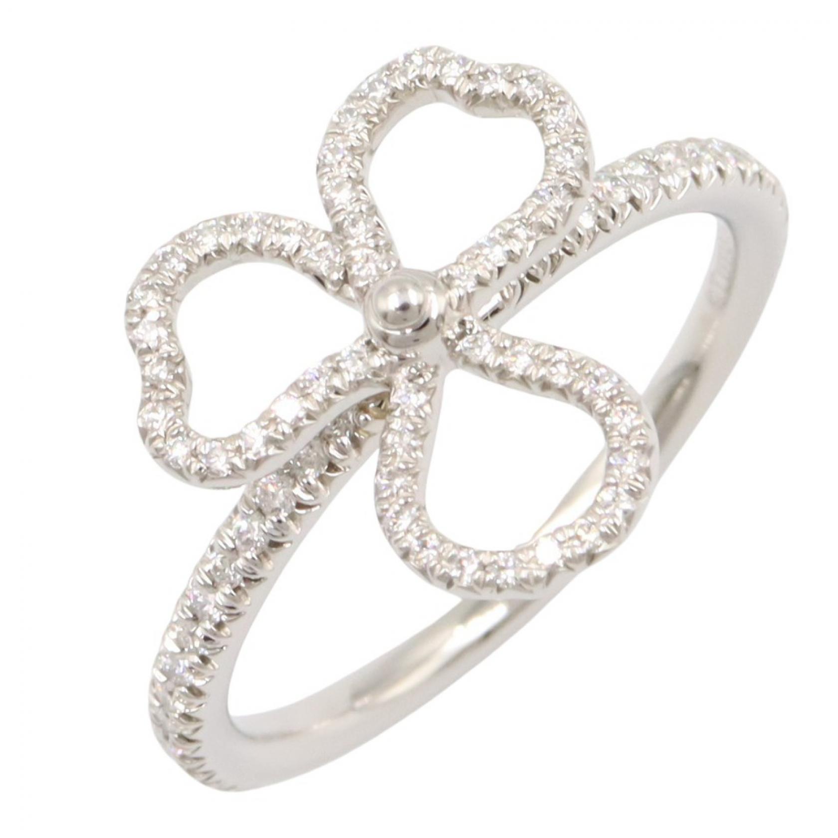 ≪10%OFFクーポン 7/19 20時~7/26 9:59≫ティファニー TIFFANY&CO ペーパーフラワー ダイヤ リング リング・指輪 ジュエリー Pt950プラチナ ダイヤモンド レディース シルバー系 / クリア系 【中古】|Mike Museum