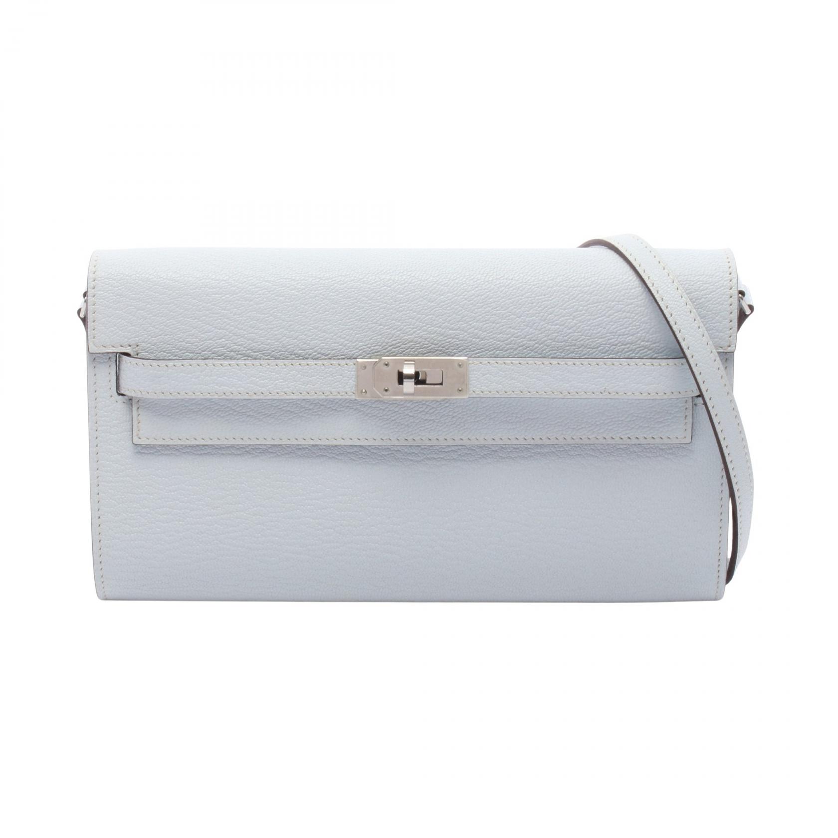 ≪10%OFFクーポン 7/19 20時~7/26 9:59≫エルメス HERMES ケリートゥーゴー ショルダーバッグ バッグ レザー シェーブル シェーブル レディース ブルー系 【中古】|Mike Museum