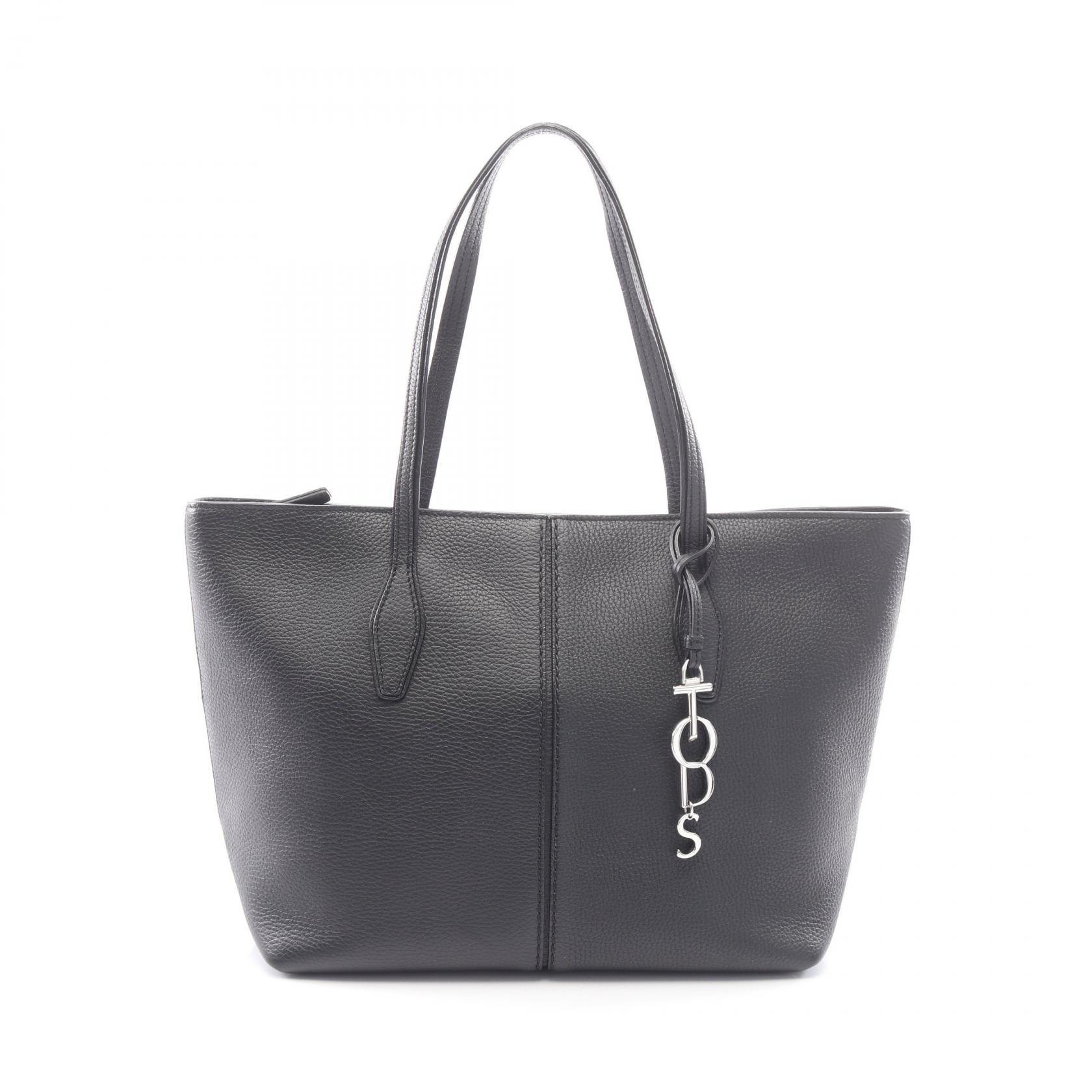 ≪15%OFFクーポン 7/19 20時~7/26 9:59≫トッズ TOD'S ANQ トートバッグ バッグ レザー レディース ブラック系 XBWANQAA3ZORIAB999 【中古】|Mike Museum