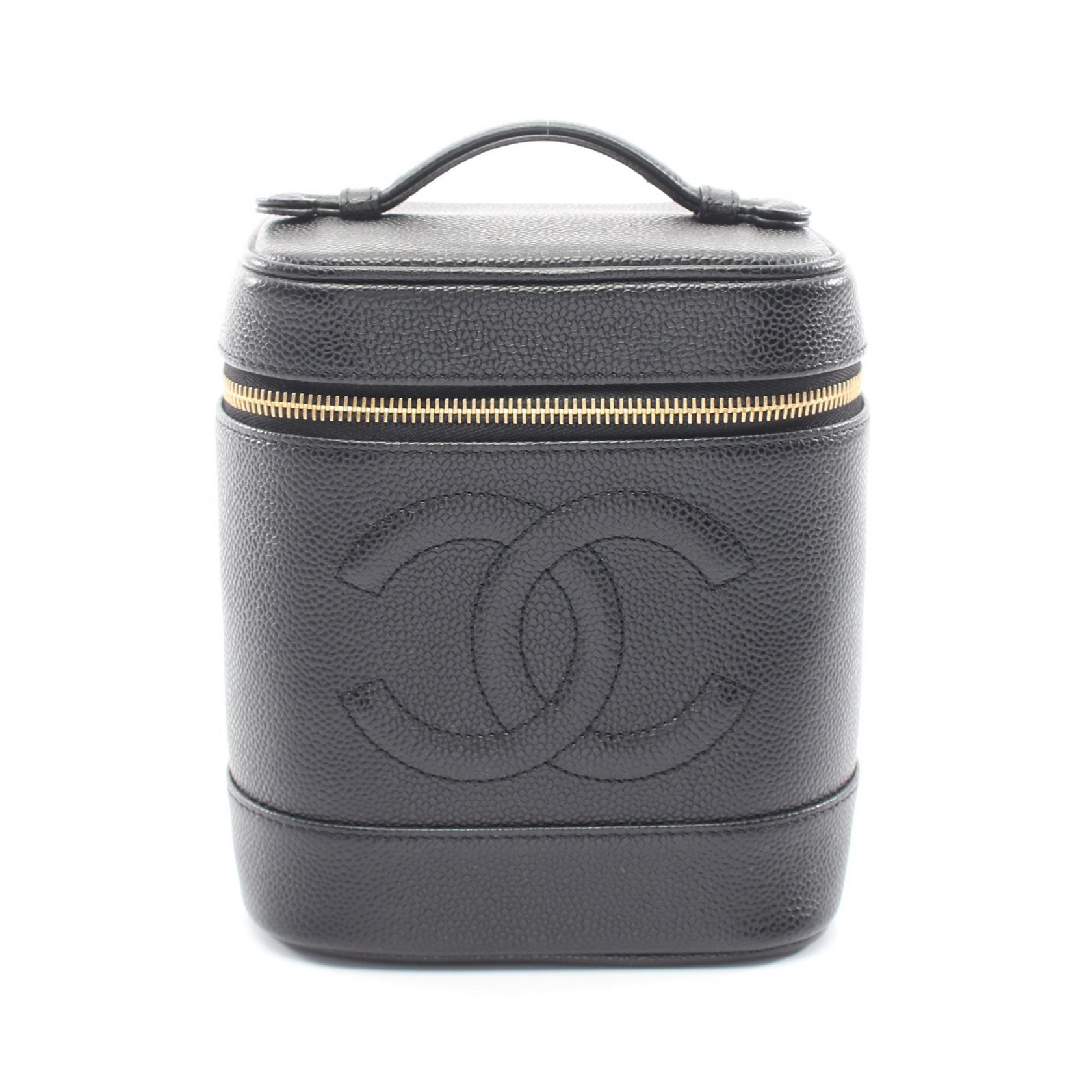 ≪15%OFFクーポン 7/19 20時~7/26 9:59≫シャネル CHANEL ココマーク ハンドバッグ バッグ キャビアスキン(グレインドカーフ) レディース ブラック系 A01998 【中古】|Mike Museum
