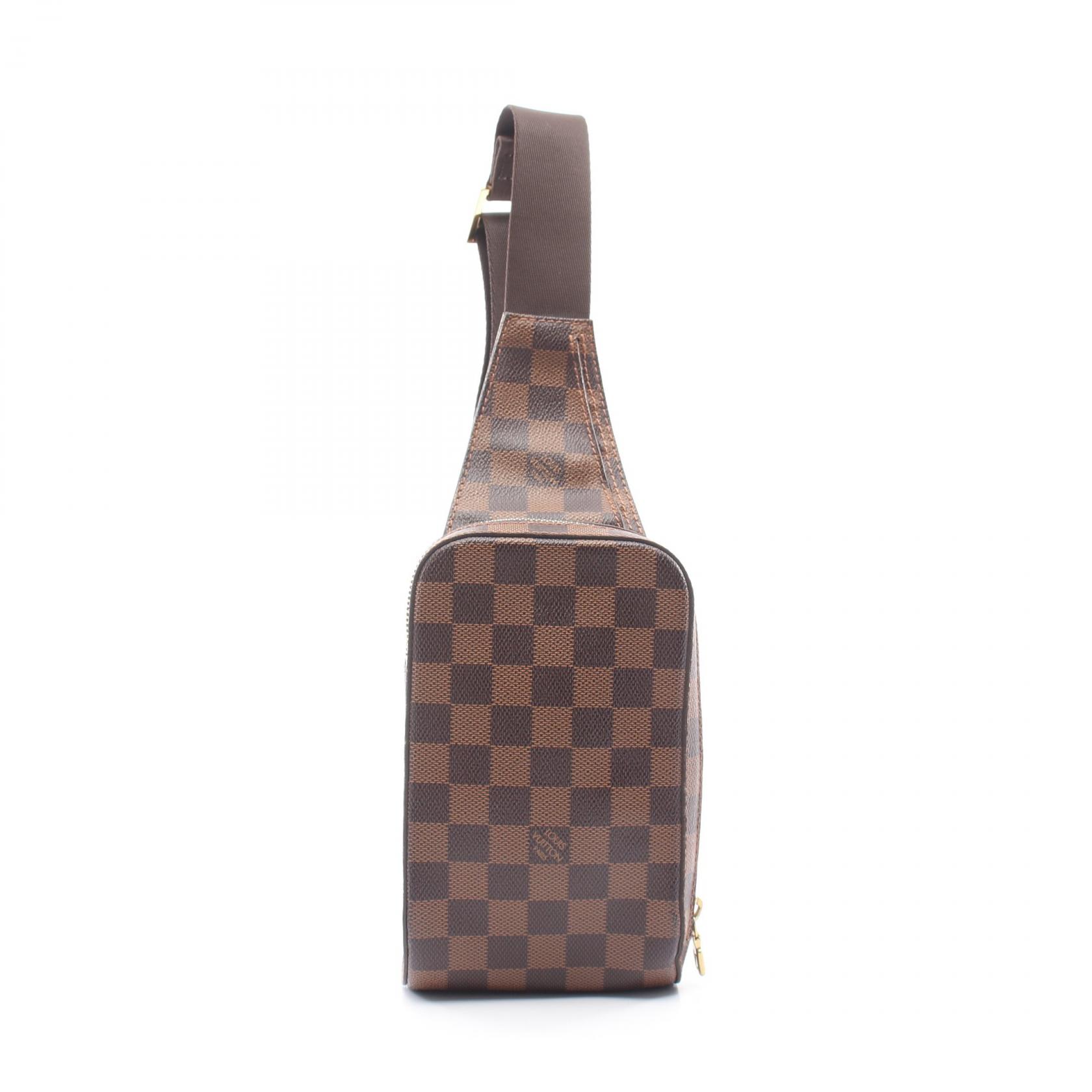 ≪15%OFFクーポン 7/19 20時～7/26 9:59≫ルイ・ヴィトン LOUIS VUITTON ジェロニモス ウエストバッグ ボディバッグ バッグ PVCコーティングキャンバス ダミエ メンズ レディース ブラウン系 N51994 【中古】｜Mike Museum