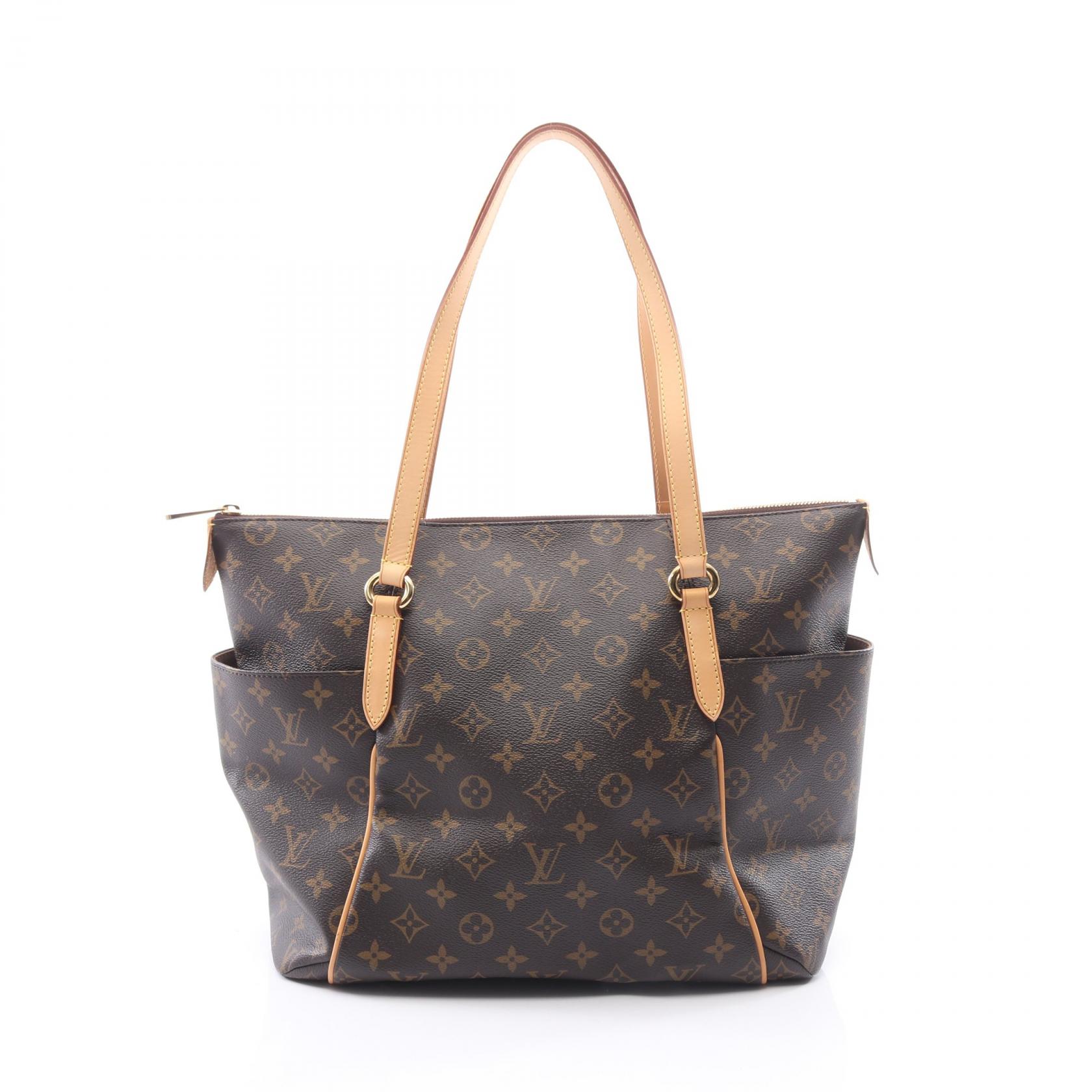 ≪10%OFFクーポン 7/19 20時～7/26 9:59≫ルイ・ヴィトン LOUIS VUITTON トータリーMM モノグラム トートバッグ バッグ PVCコーティングキャンバス レザー レディース ブラウン系 M56689 【中古】｜Mike Museum