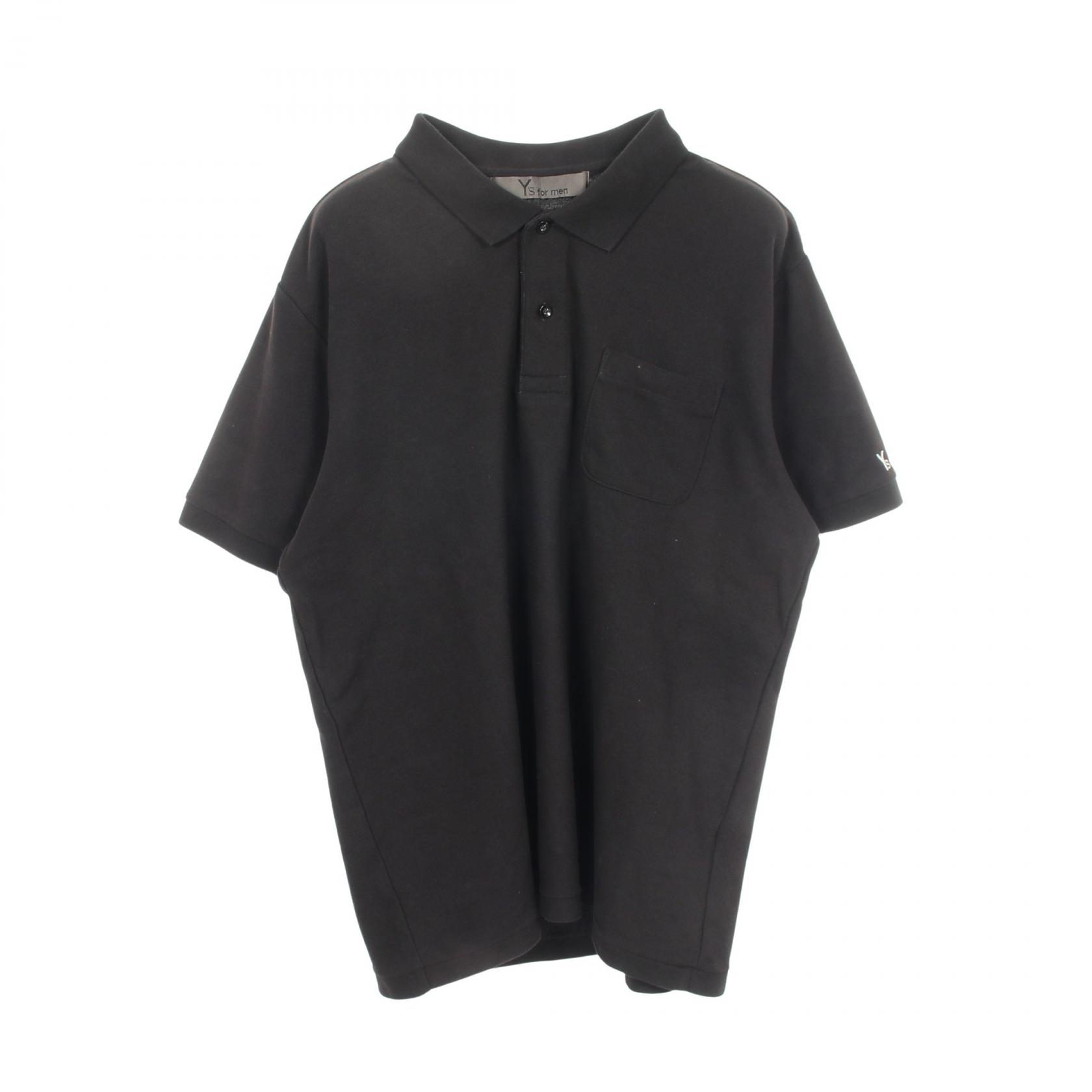 ≪千円OFFクーポン 7/19 20時~7/26 9:59≫ワイズ フォー メン Y's for men ポロシャツ 衣料品 トップス コットン メンズ ブラック系 【中古】|Mike Museum