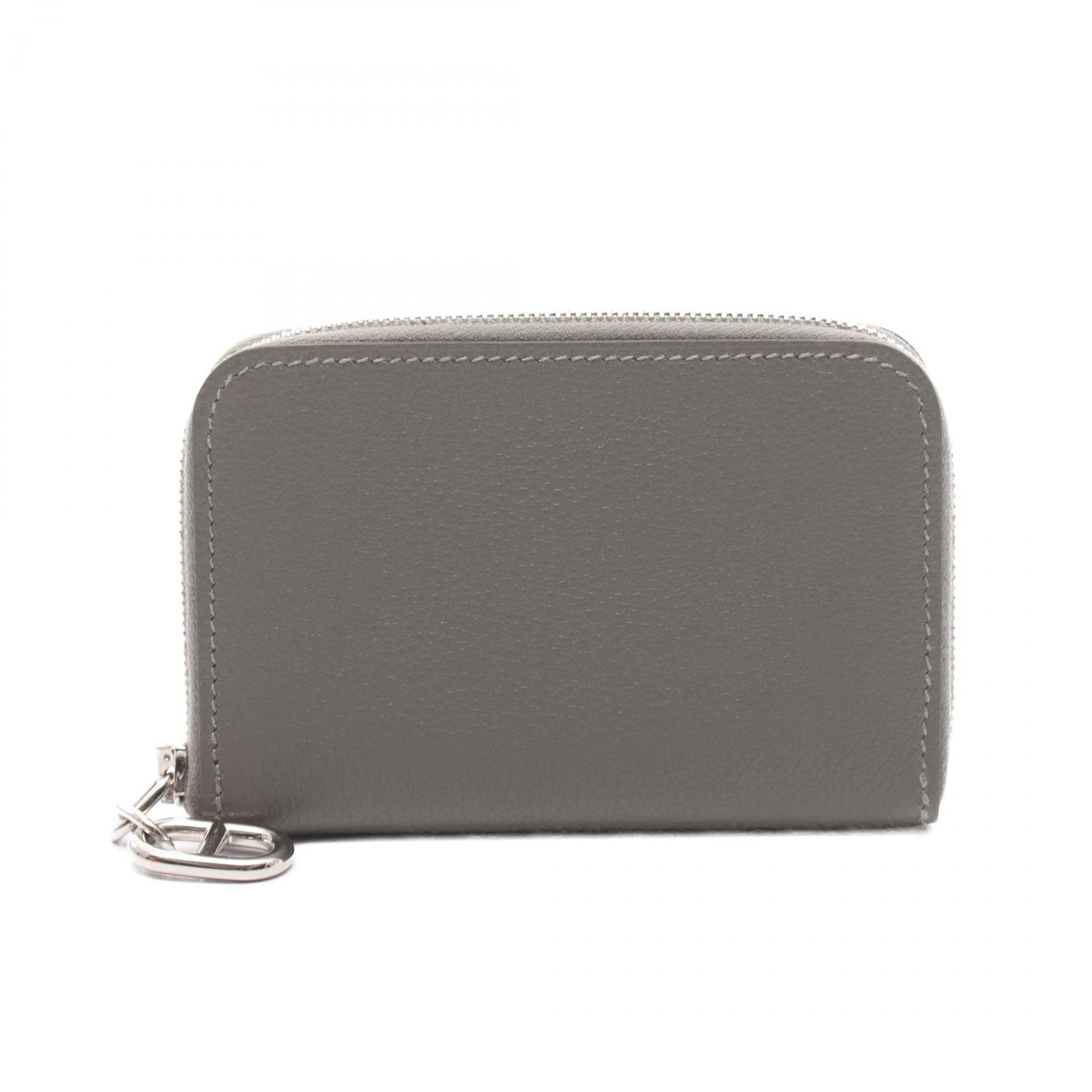 ≪10%OFFクーポン 7/19 20時~7/26 9:59≫エルメス HERMES ジップアンゴー コンパクト シェーヌダンクル グリメイヤー コインケース 財布 エバーカラー エバーカラー レディース グレー系 【中古】|Mike Museum