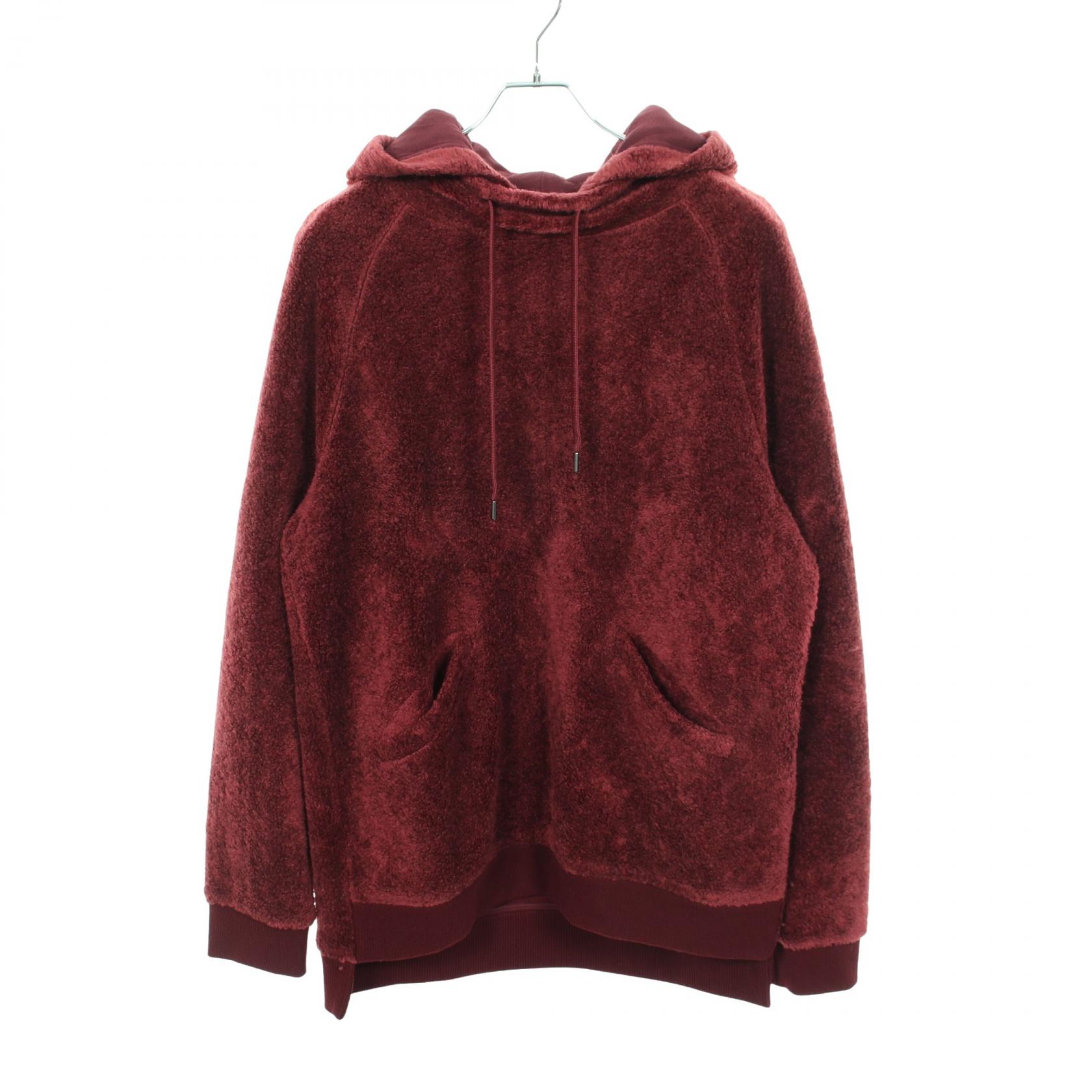 ≪千円OFFクーポン 7/19 20時～7/26 9:59≫ジョルジオアルマーニ GIORGIO ARMANI ボア パーカー 衣料品 トップス コットン アクリル メンズ ボルドー系 6HSM53 【中古】｜Mike Museum 14,454円