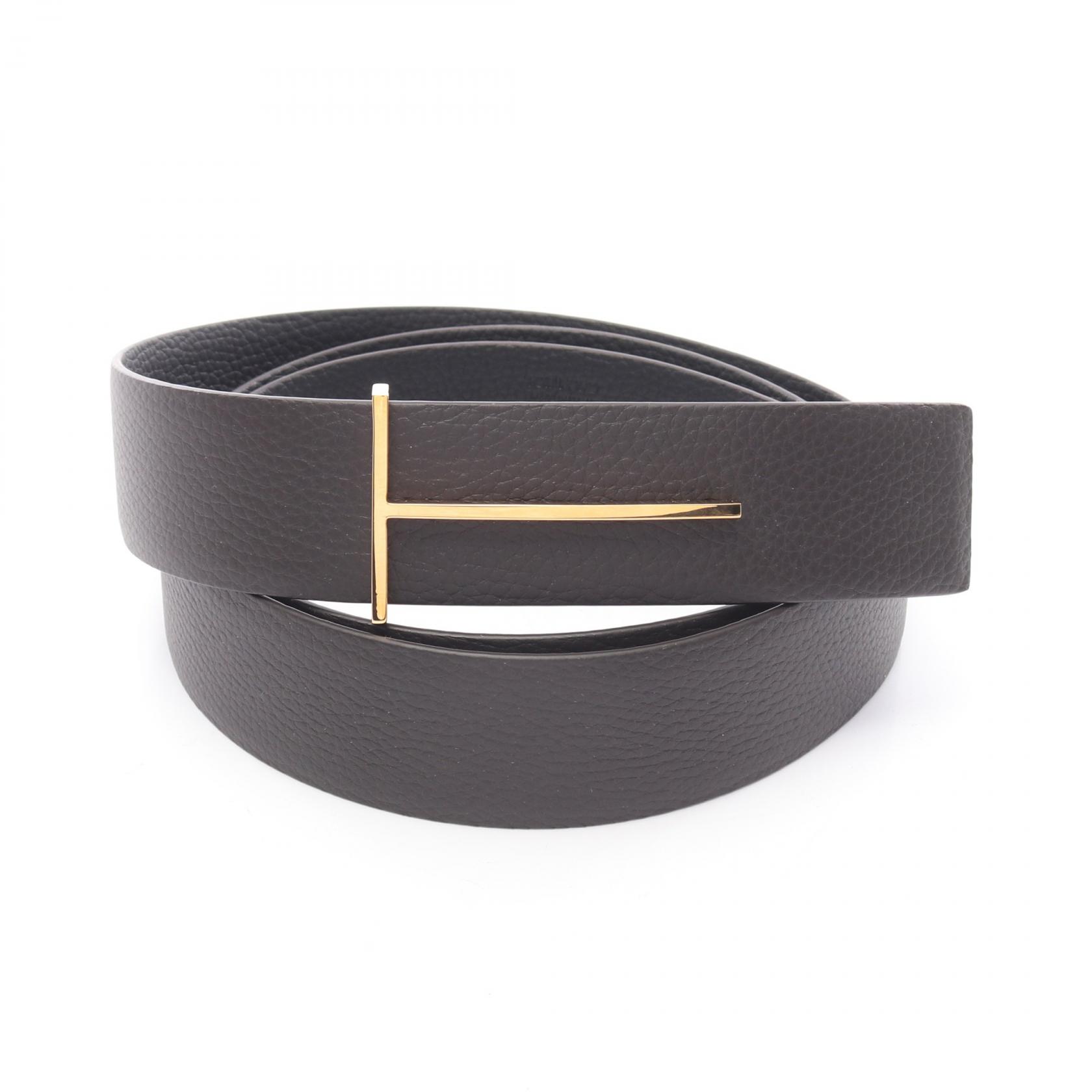 トムフォード TOM FORD Slim T リバーシブル ベルト 衣料品 レザー メンズ ブラウン系 / ブラック系 TB331LCL236GENB90 【新品】｜Mike Museum