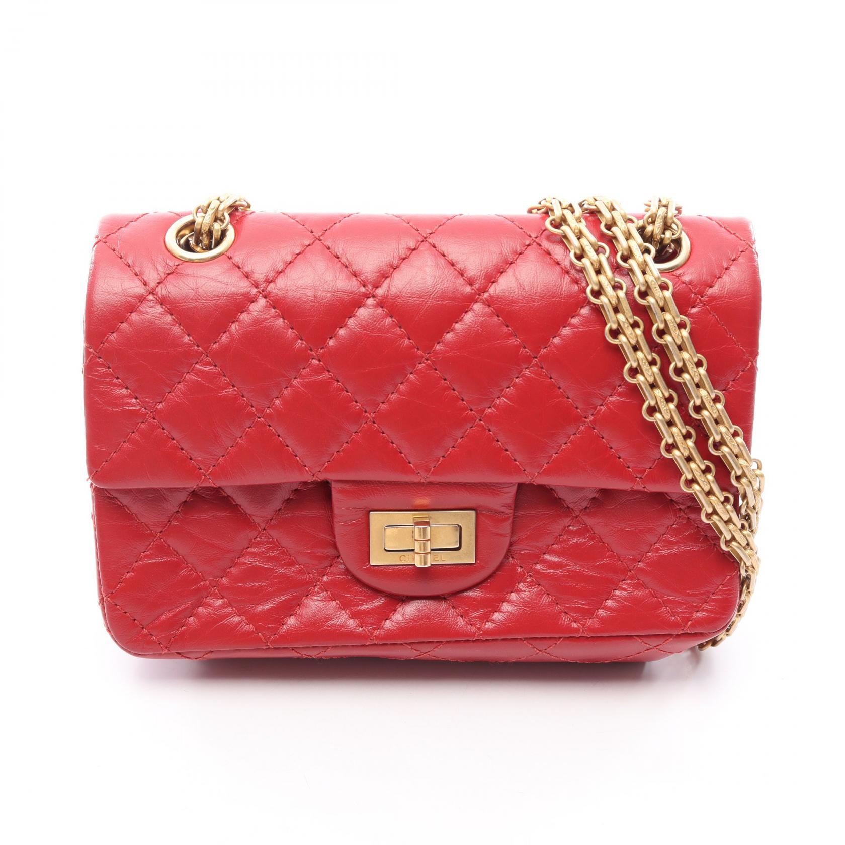 ≪15%OFFクーポン 7/19 20時~7/26 9:59≫シャネル CHANEL 2.55 ショルダーバッグ バッグ カーフ(牛革) レディース レッド系 AS0874 【中古】|Mike Museum