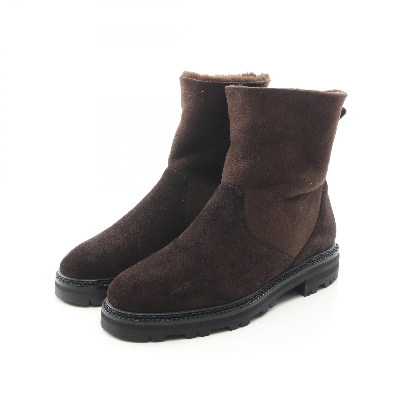 ≪10%OFFクーポン 7/19 20時~7/26 9:59≫マノロブラニク MANOLO BLAHNIK Tomosa ブーツ 靴 ムートン レディース ブラウン系 【中古】|Mike Museum