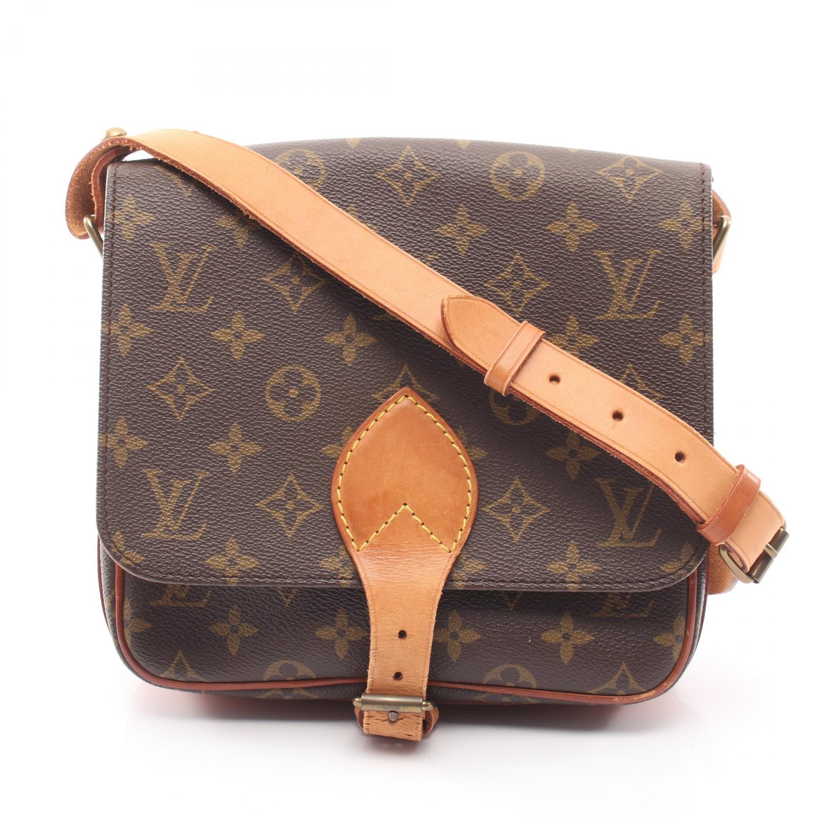 ≪15%OFFクーポン 7/19 20時~7/26 9:59≫ルイ・ヴィトン LOUIS VUITTON カルトシエールMM モノグラム ショルダーバッグ バッグ PVCコーティングキャンバス レザー モノグラム レディース ブラウン系 M51253 【中古】|Mike Museum