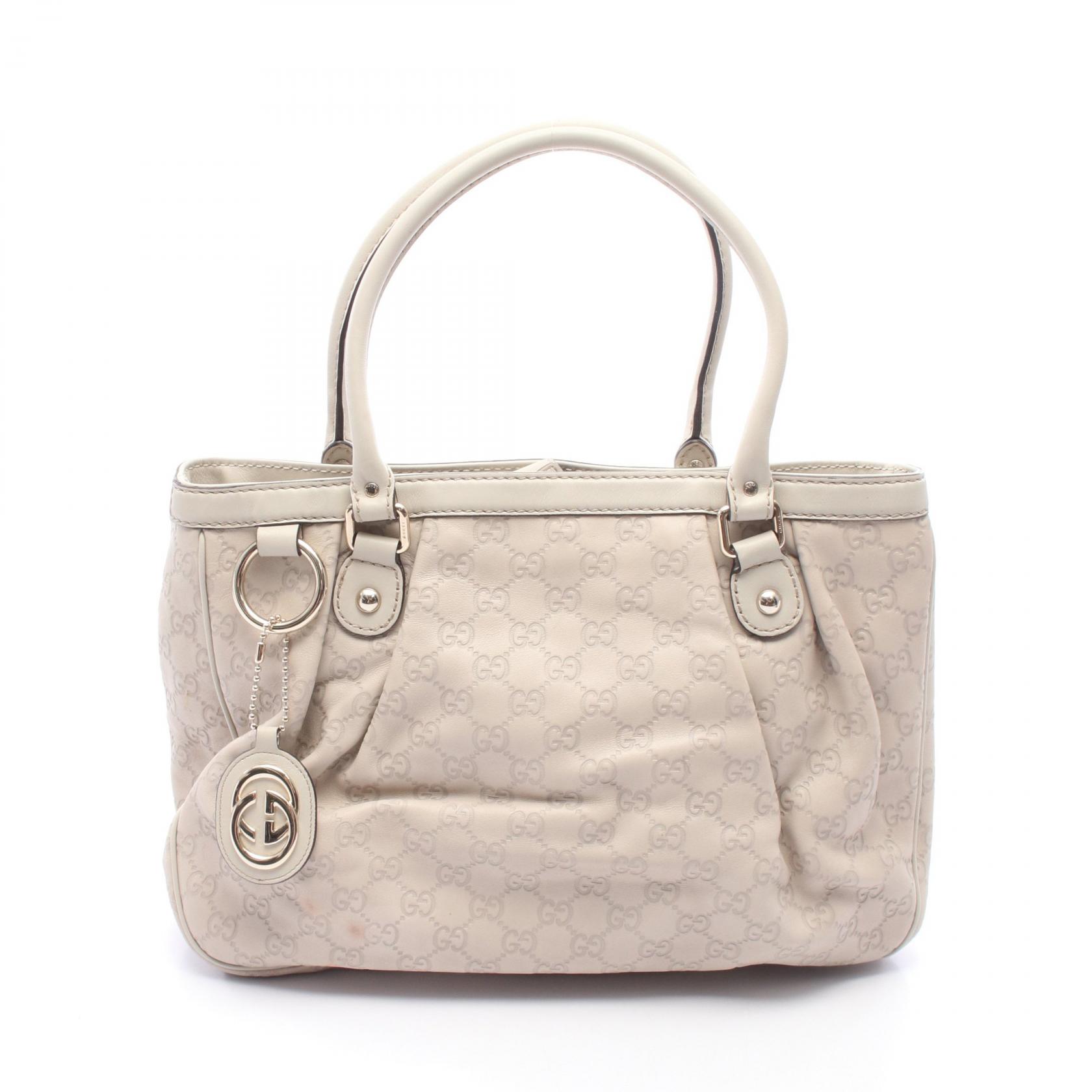 ≪15%OFFクーポン 7/19 20時~7/26 9:59≫グッチ GUCCI スーキー グッチシマ トートバッグ バッグ レザー レディース ベージュ系 296835 【中古】|Mike Museum