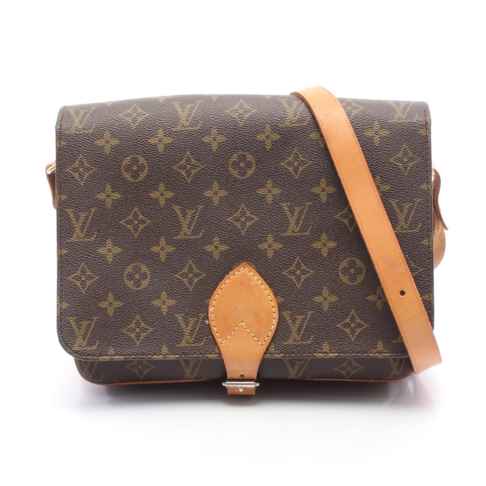 ≪15%OFFクーポン 7/19 20時~7/26 9:59≫ルイ・ヴィトン LOUIS VUITTON カルトシエールGM ショルダーバッグ バッグ PVCコーティングキャンバス レザー モノグラム レディース ブラウン系 M51252 【中古】|Mike Museum