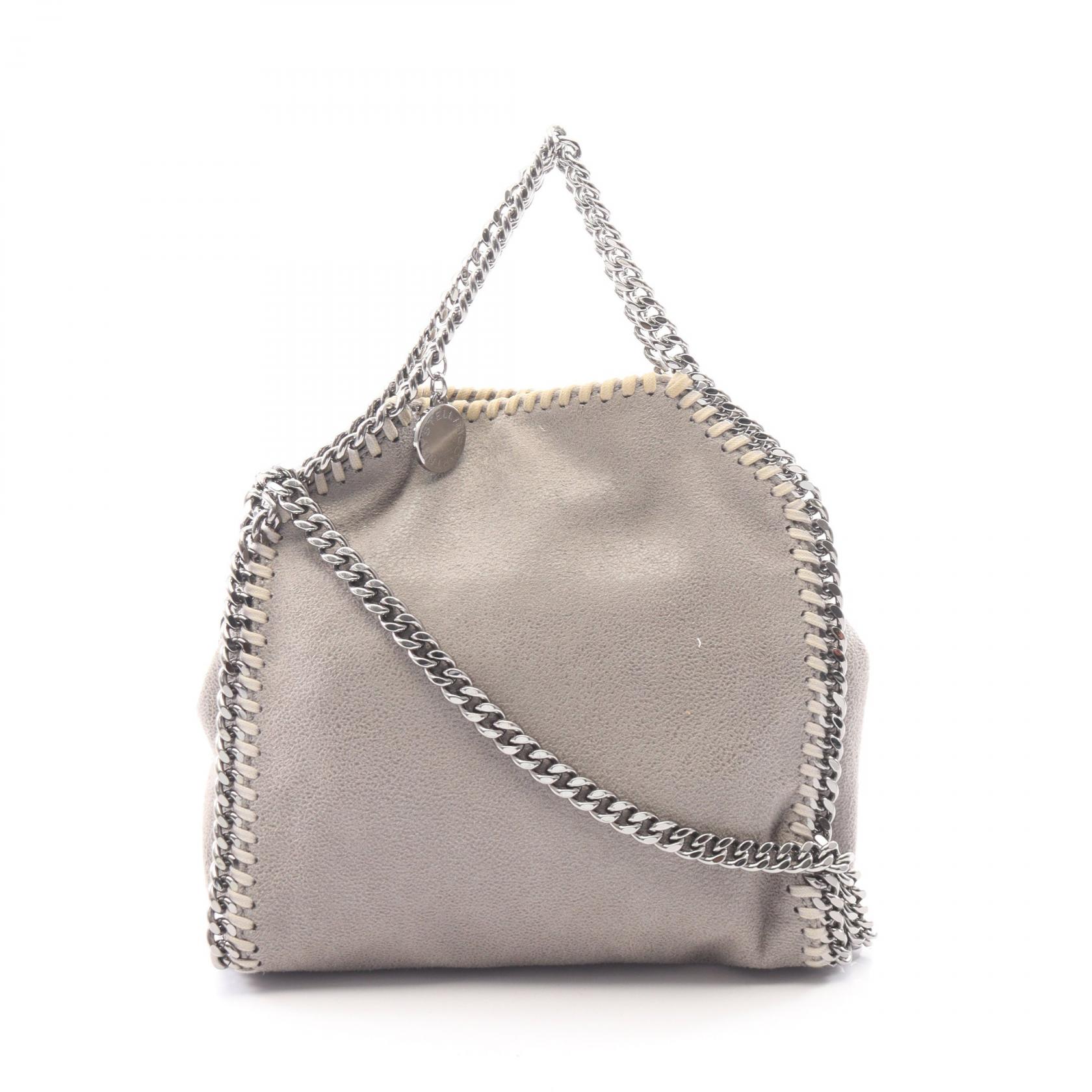 ステラマッカートニー Stella McCartney ファラベラ タイニー 2WAY ショルダーバッグ バッグ フェイクレザー レディース グレー系 391698 【中古】｜Mike Museum 23,430円