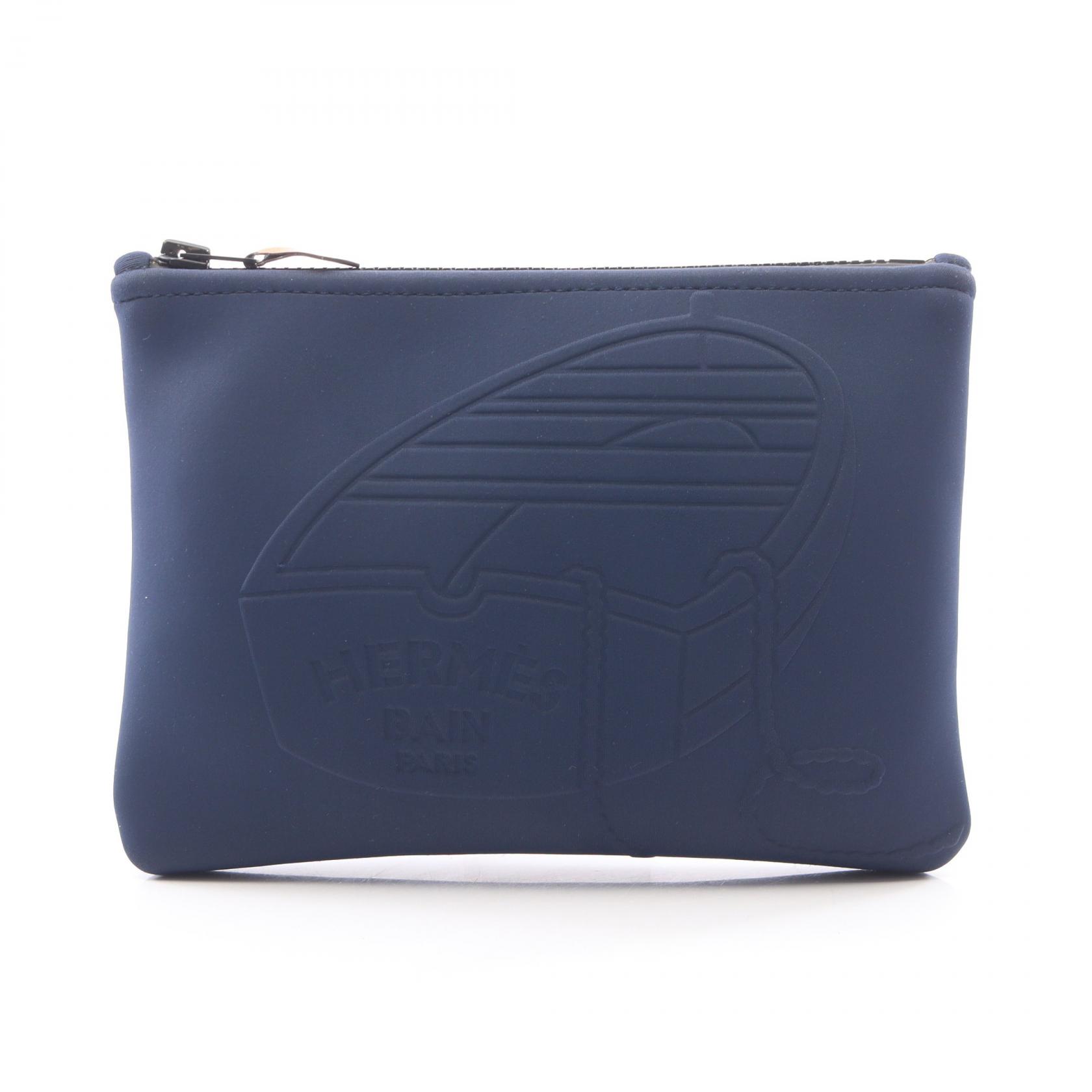 エルメス HERMES ネオバン タラサPM ポーチ バッグ ナイロン ネオプレン レディース ネイビー系 H103747M 01 【中古】｜Mike Museum 23,760円