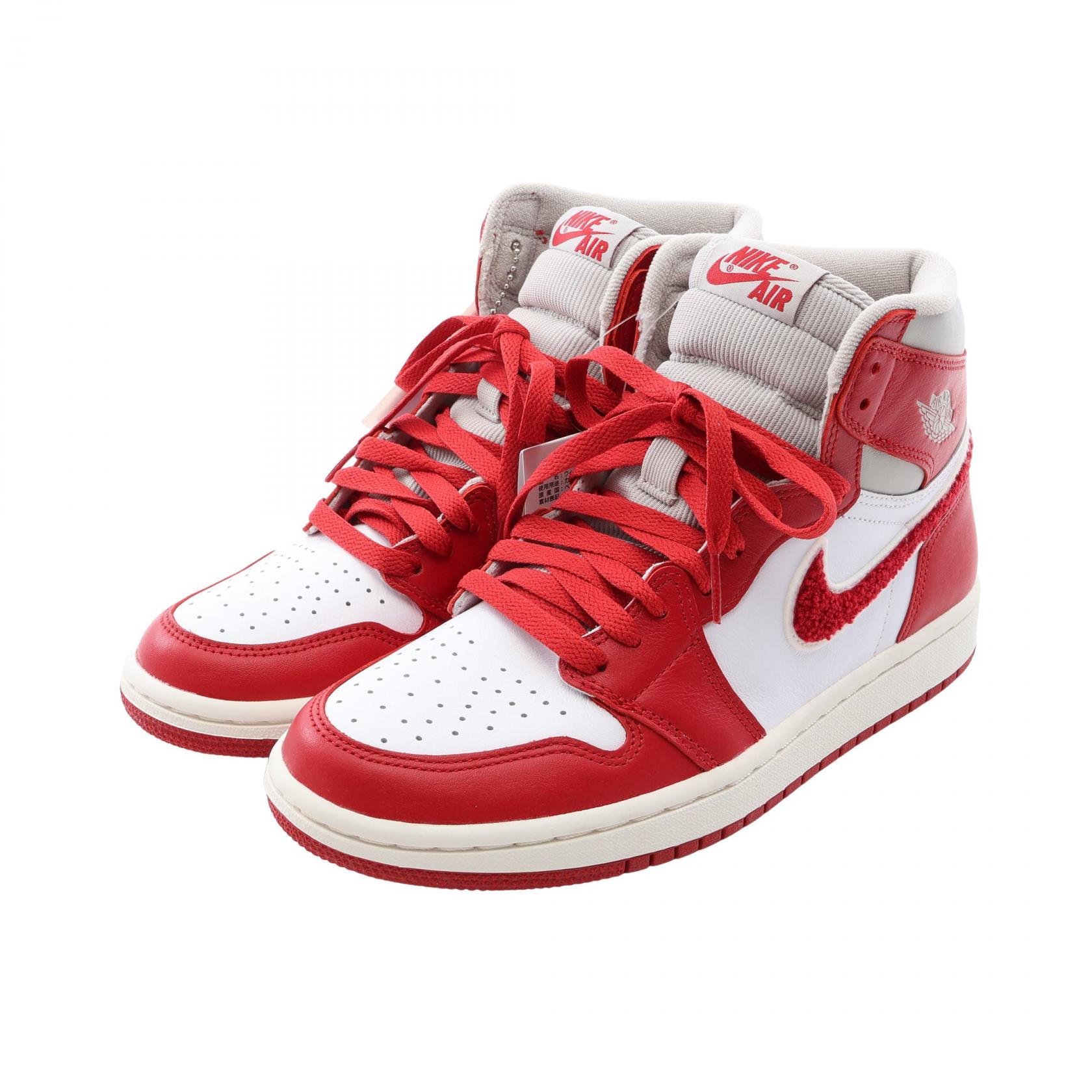 ≪2千円OFFクーポン 7/19 20時～7/26 9:59≫ナイキ NIKE WMNS AIR JORDAN 1 RETRO HIGH OG スニーカー 靴 レザー ファブリック レディース レッド系 / ホワイト系 / グレー系 DJ4891-061 【中古】｜Mike Museum