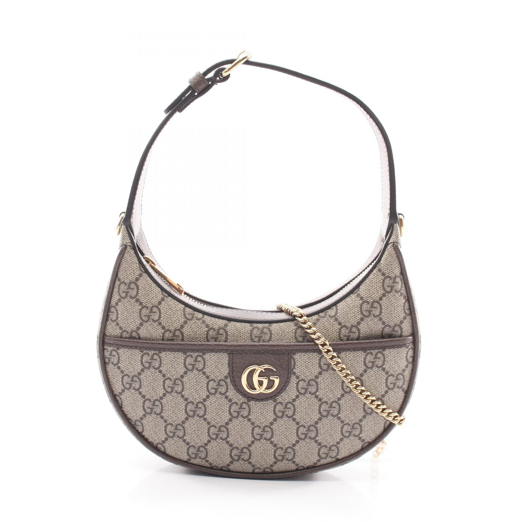 ≪10%OFFクーポン 7/19 20時～7/26 9:59≫グッチ GUCCI オフィディア GGスプリーム 2WAY ハンドバッグ バッグ PVCコーティングキャンバス レザー レディース ベージュ系 / ブラウン系 772308K9GSG8367 【新品】｜Mike Museum 103,000円