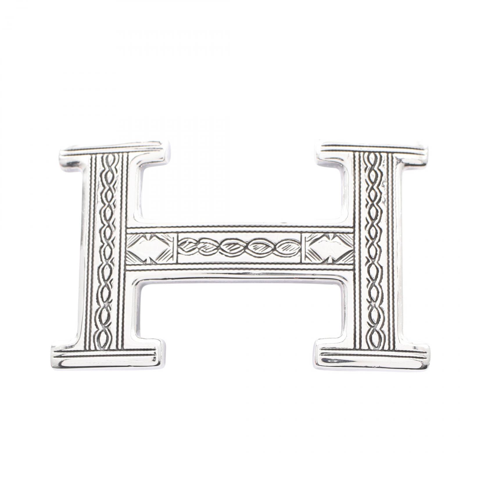 ≪10%OFFクーポン 7/19 20時~7/26 9:59≫エルメス HERMES トゥアレグ Hベルトバックル アクセサリー SV925 メンズ レディース シルバー系 【中古】|Mike Museum
