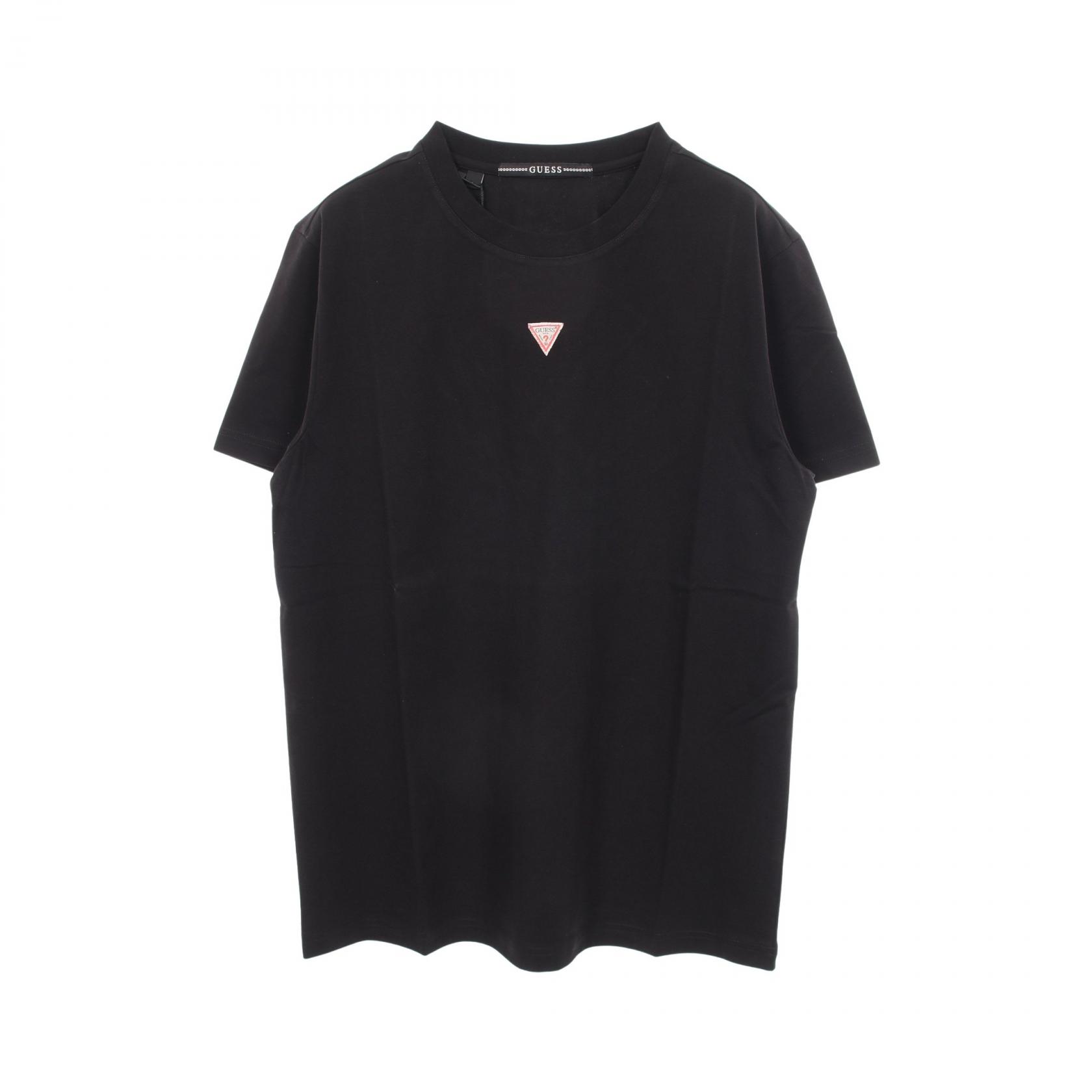 ゲス Guess ロゴプリント 半袖Tシャツ 衣料品 トップス コットン メンズ レディース ブラック系 MQ2K6451L 【新品】｜Mike Museum