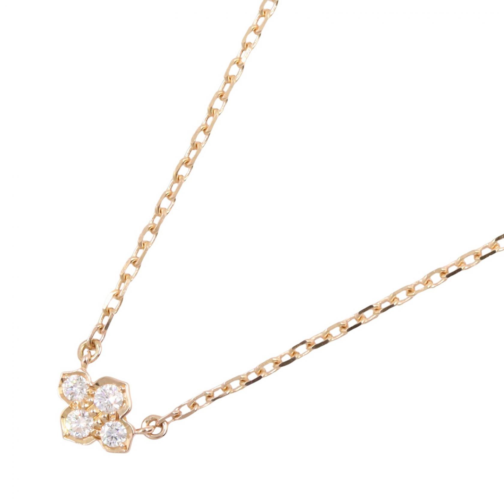 ≪10%OFFクーポン 7/19 20時~7/26 9:59≫カルティエ CARTIER ヒンドゥ ダイヤ ネックレス ネックレス ジュエリー K18PG(ピンクゴールド) レディース ゴールド系 【中古】|Mike Museum