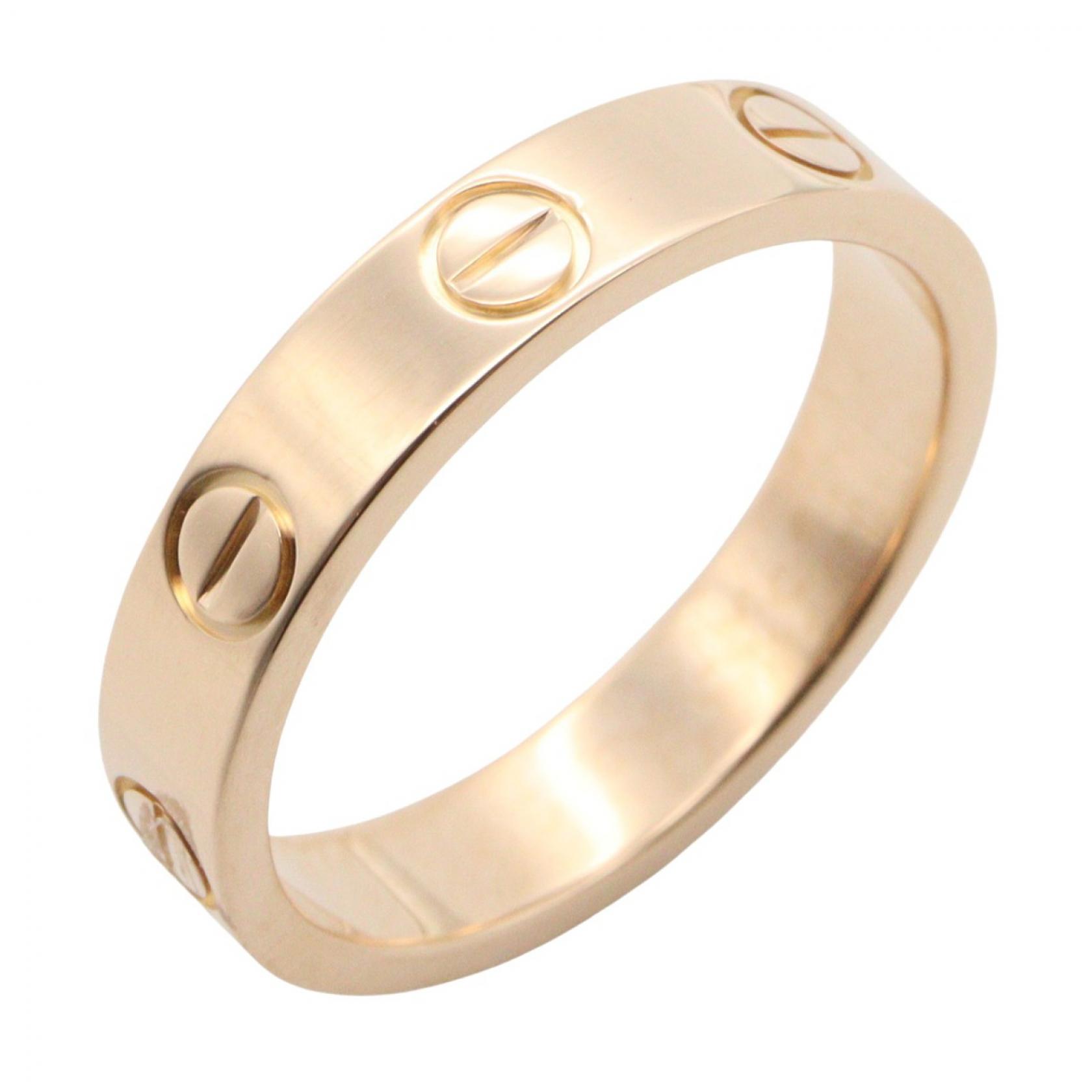 【P5倍&times;5%クーポン｜7/29 20時～8/2 23:59】カルティエ CARTIER ミニラブリング リング・指輪 ジュエリー K18PG（ピンクゴールド） メンズ レディース ゴールド系 B4085200 【中古】｜Mike Museum