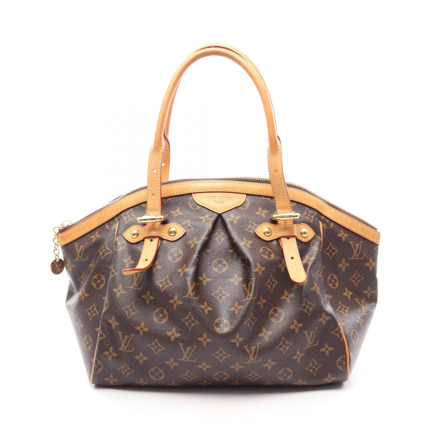 ≪10%OFFクーポン 7/19 20時～7/26 9:59≫ルイ・ヴィトン LOUIS VUITTON ティヴォリGM ハンドバッグ バッグ PVCコーティングキャンバス レザー モノグラム レディース ブラウン系 M40144 【中古】｜Mike Museum