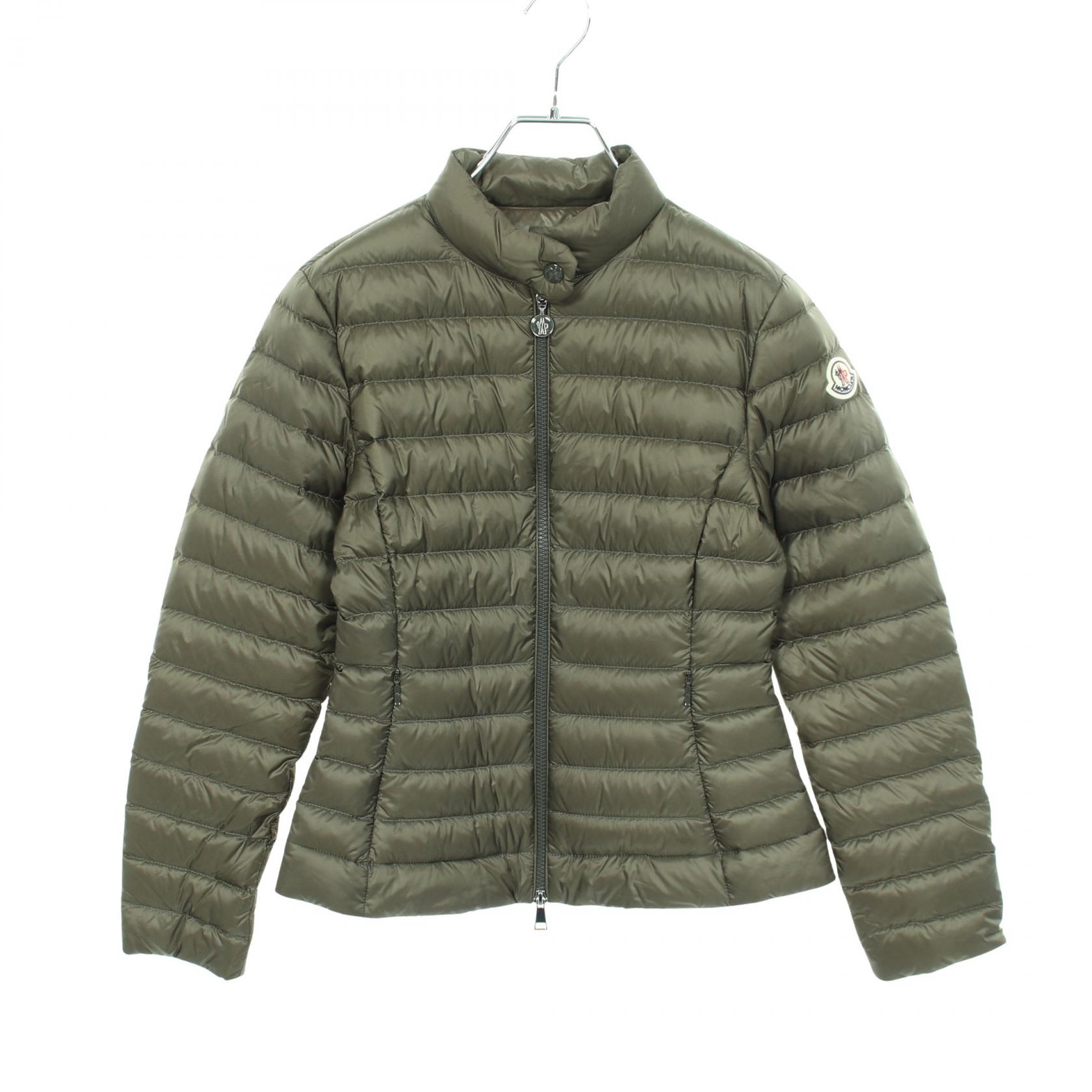 ≪10%OFFクーポン 7/19 20時~7/26 9:59≫モンクレール MONCLER IGELLE ダウンジャケット 衣料品 アウター ナイロン レディース カーキ系 1A00068 【中古】|Mike Museum
