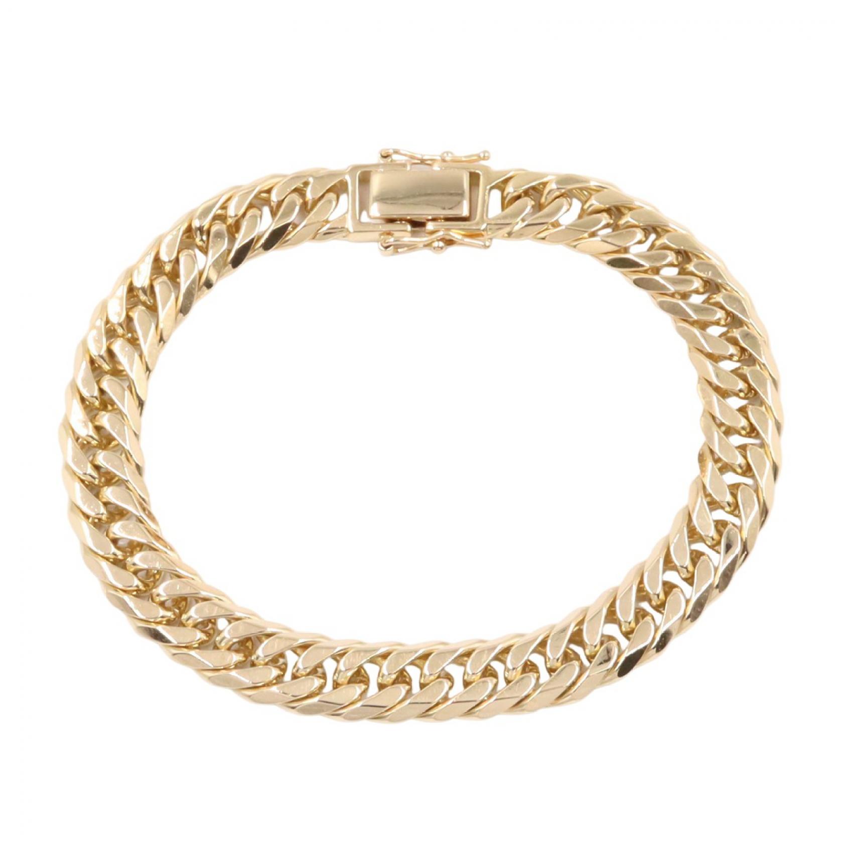 ≪10%OFFクーポン 7/19 20時~7/26 9:59≫ジュエリー JEWELRY 6メンW キヘイ ブレスレット ブレスレット アクセサリー K18(イエローゴールド) メンズ レディース ゴールド系 6メンW 50.8g 【中古】|Mike Museum