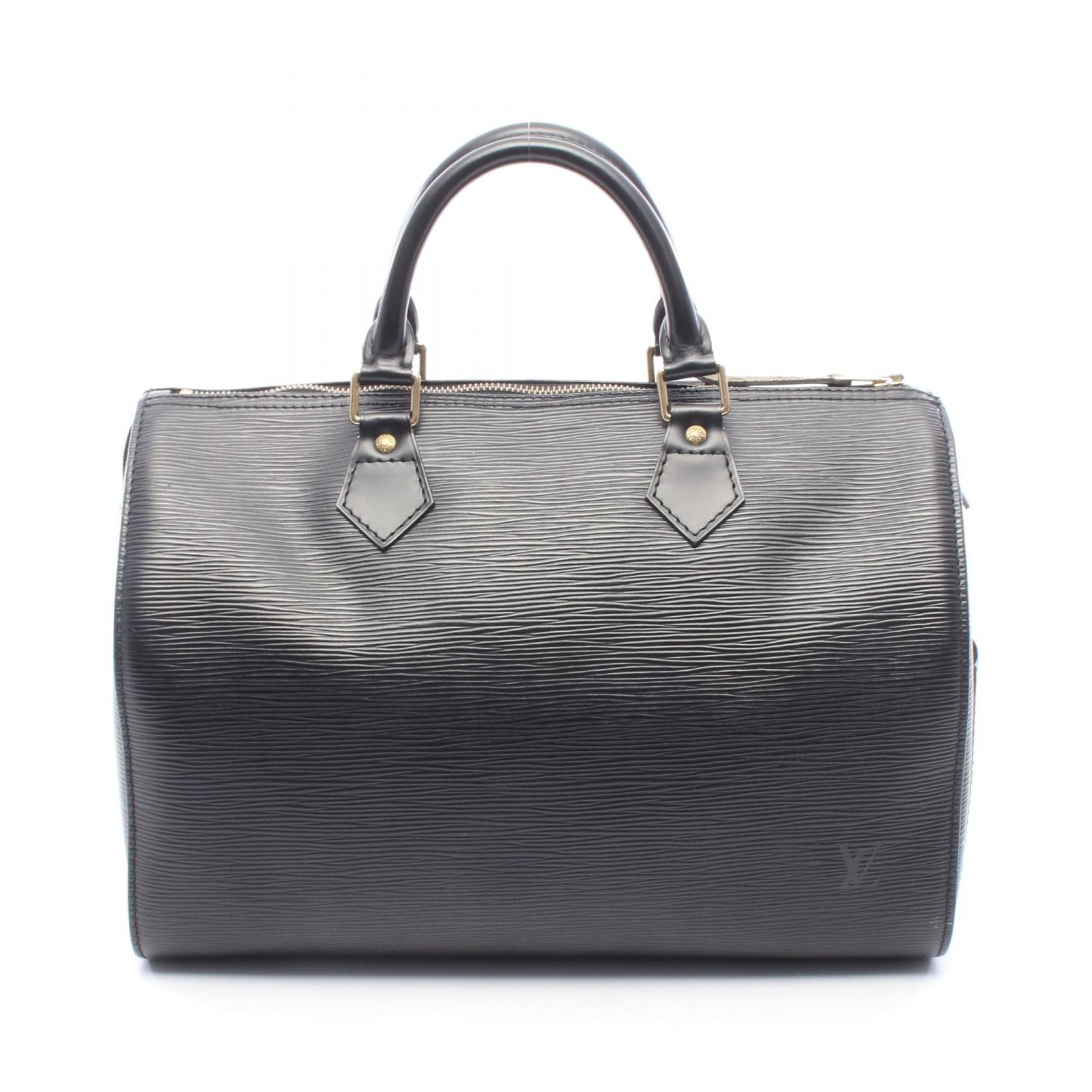 ≪10%OFFクーポン 7/19 20時～7/26 9:59≫ルイ・ヴィトン LOUIS VUITTON スピーディ30 ハンドバッグ バッグ レザー エピ レディース ブラック系 M59022 【中古】｜Mike Museum