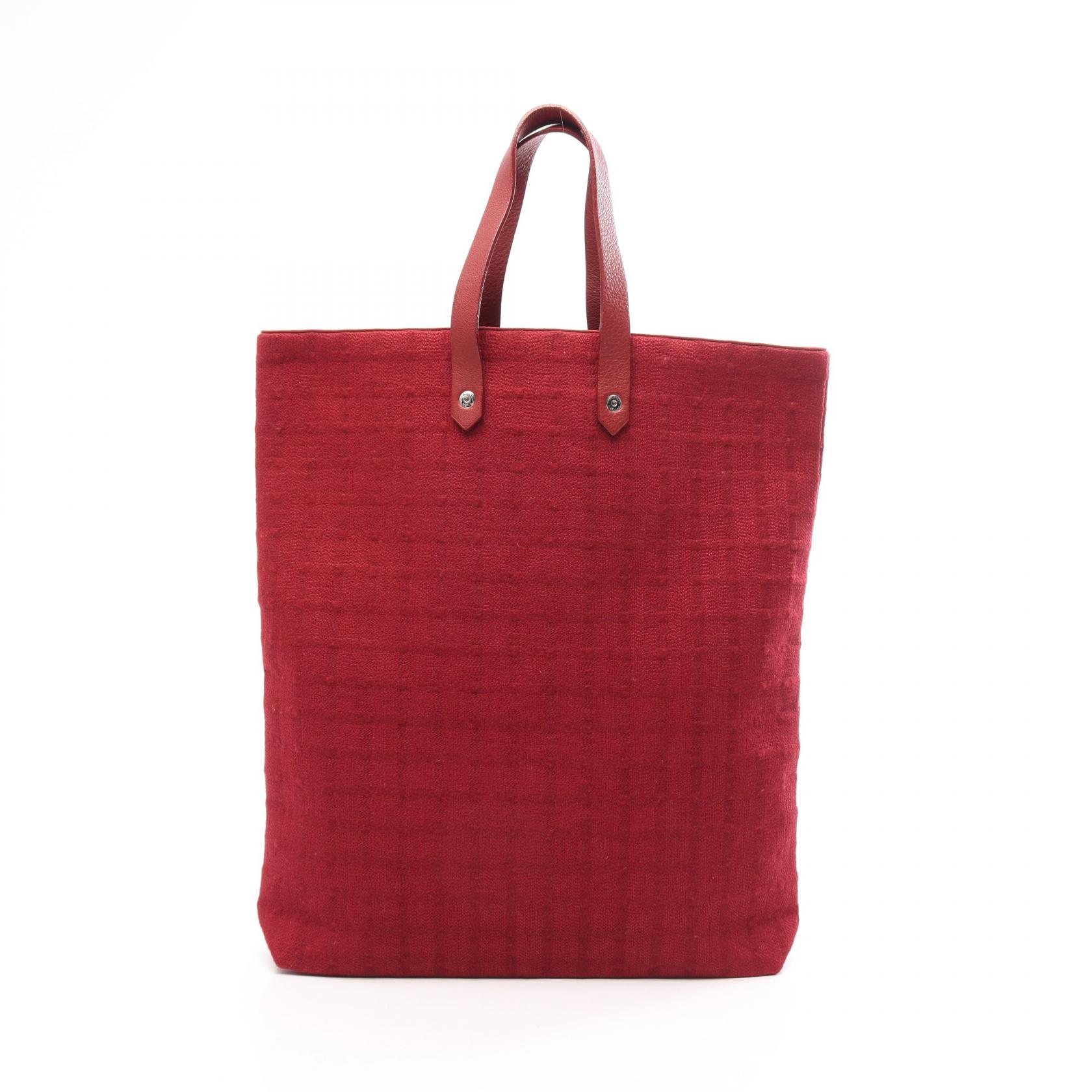 ≪10%OFFクーポン 7/19 20時~7/26 9:59≫エルメス HERMES アメダバGM ルージュ ハンドバッグ バッグ キャンバス レザー レディース レッド系 【中古】|Mike Museum