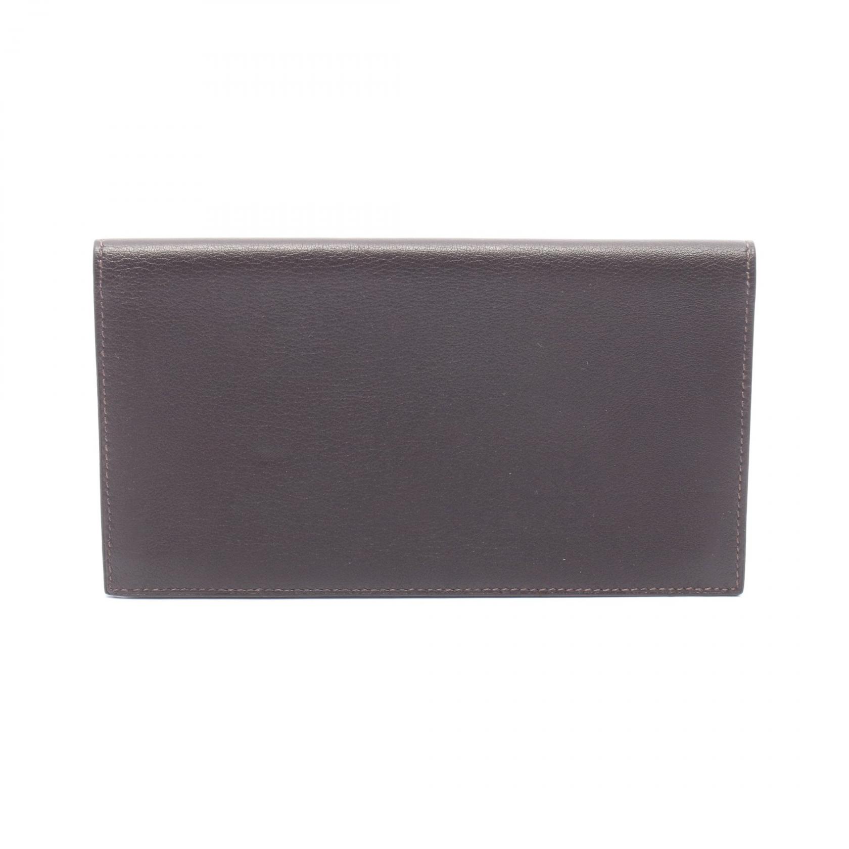 ≪10%OFFクーポン 7/19 20時～7/26 9:59≫エルメス HERMES シチズン ツイル ロング シルクイン エベンヌ 二つ折り長財布 財布 ヴォースイフト ヴォースイフト レディース ブラウン系 【中古】｜Mike Museum