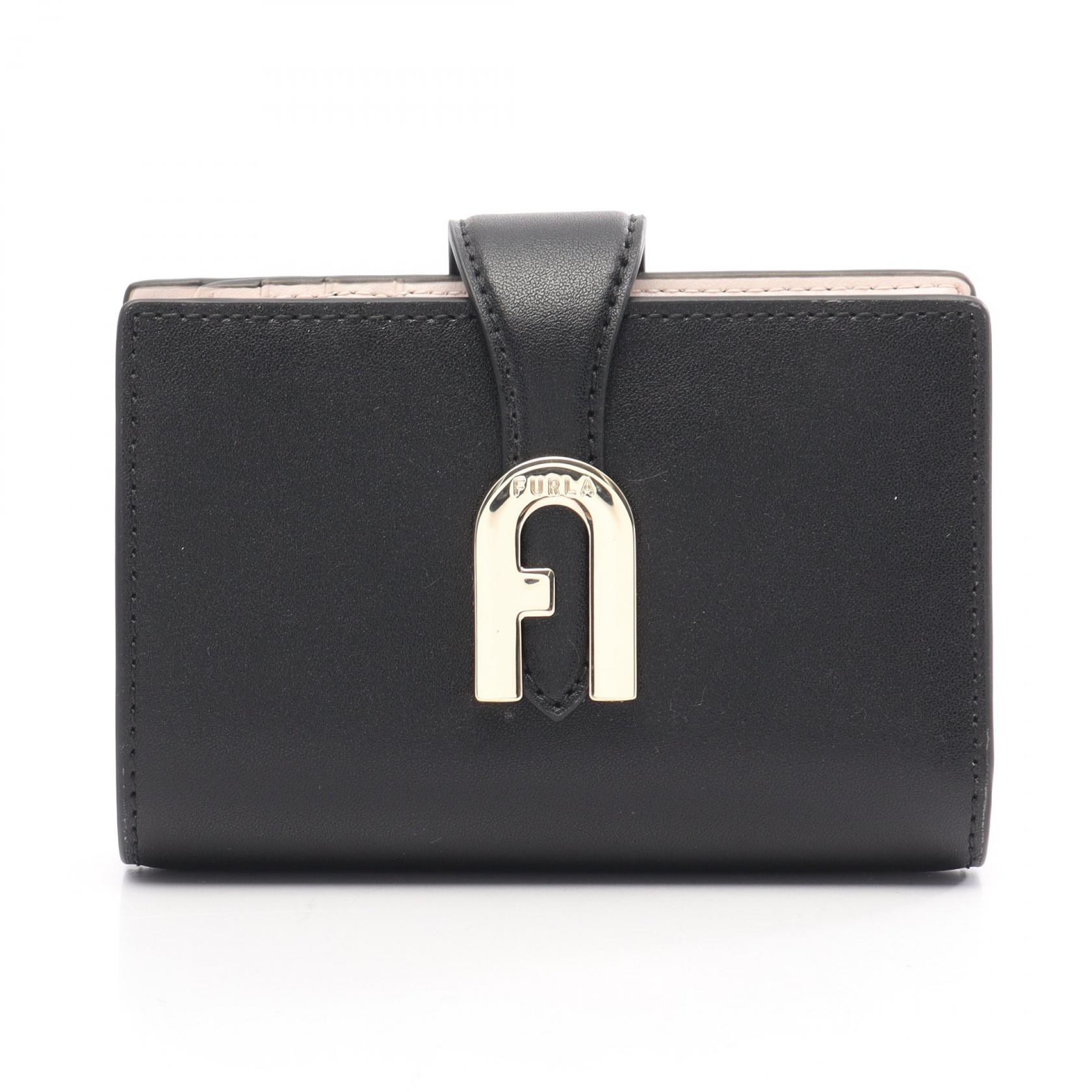 ≪2千円OFFクーポン 7/19 20時～7/26 9:59≫フルラ Furla MIASOFIA 二つ折り財布 財布 レザー レディース ブラック系 WP00552BX3104O6000 【新品】｜Mike Museum