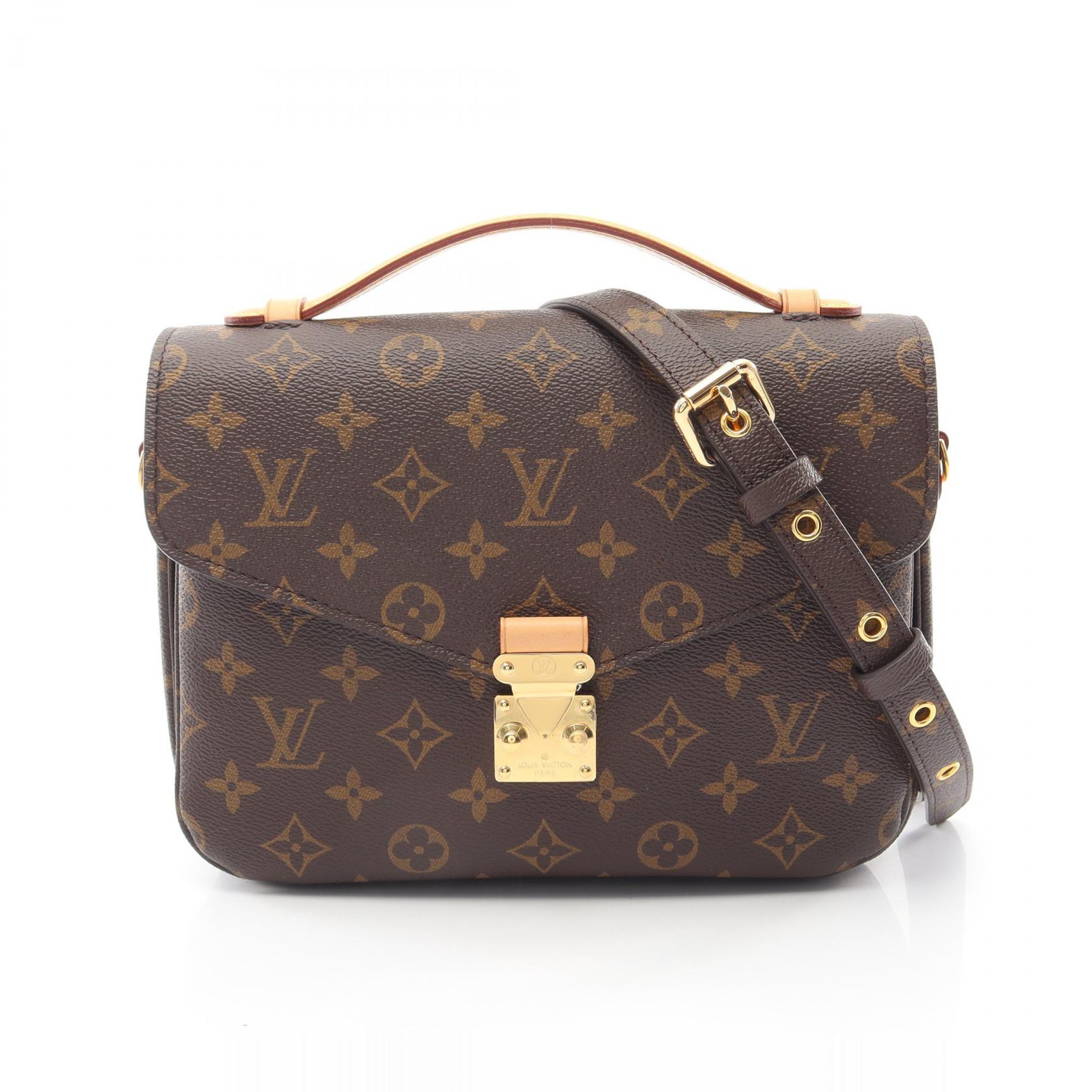 ルイ・ヴィトン LOUIS VUITTON ポシェット メティス MM 2WAY ハンドバッグ バッグ PVCコーティングキャンバス レザー モノグラム レディース ブラウン系 M44875 【中古】｜Mike Museum
