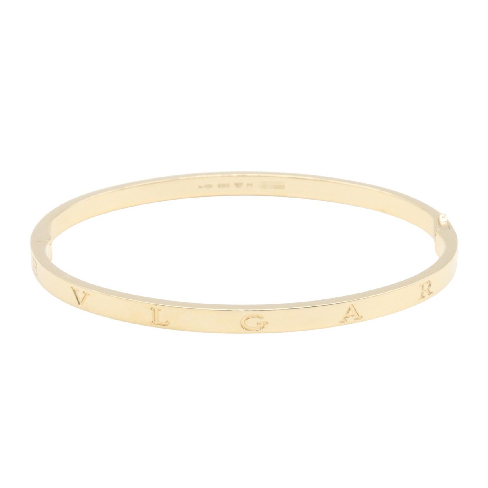 ≪10%OFFクーポン 7/19 20時～7/26 9:59≫ブルガリ BVLGARI B-zero1 ビーゼロワン ブレスレット ブレスレット アクセサリー K18（イエローゴールド） レディース ゴールド系 360422 【中古】｜Mike Museum