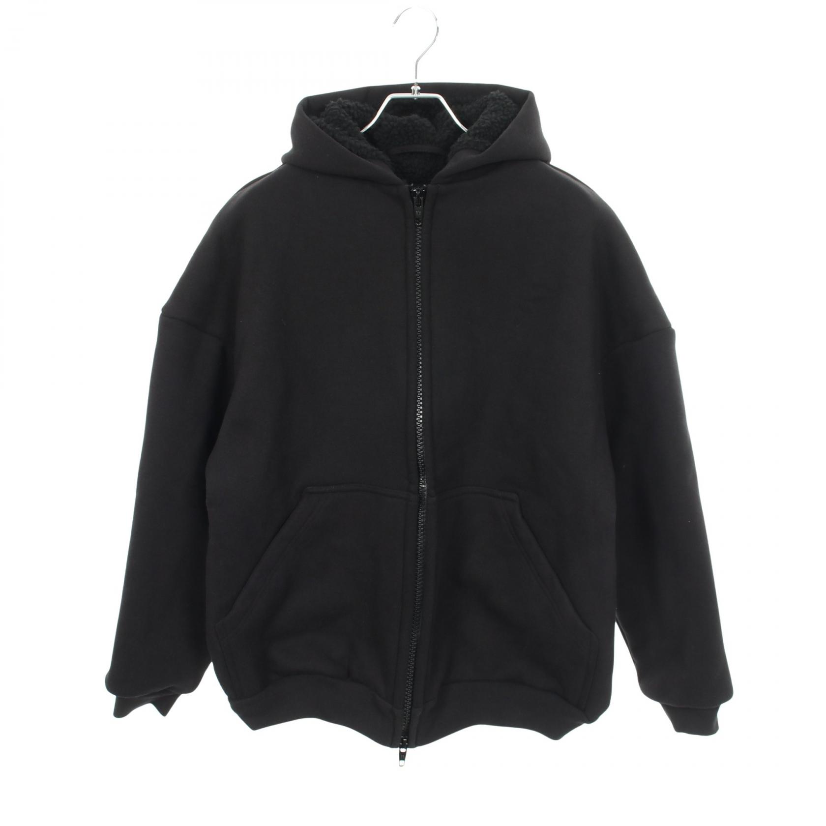 バレンシアガ BALENCIAGA SKIWEAR フリース ジップアップ パーカー 衣料品 トップス コットン メンズ ブラック系 773668 【中古】｜Mike Museum