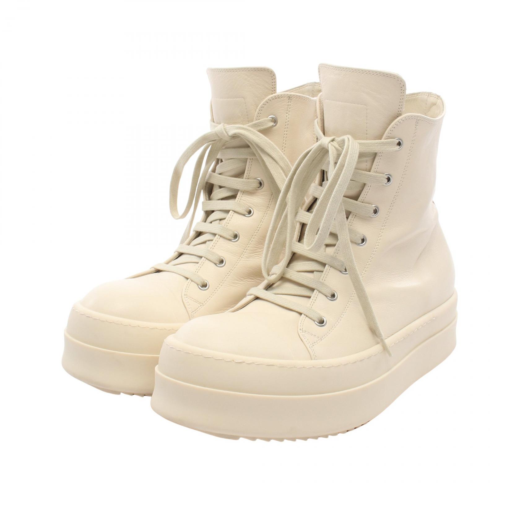 ≪10%OFFクーポン 7/19 20時~7/26 9:59≫ダークシャドウ DRKSHDW MEGA BUMPER SNEAKS ブーツ 靴 レザー メンズ ホワイト系 RU01F2859LCO 【中古】|Mike Museum