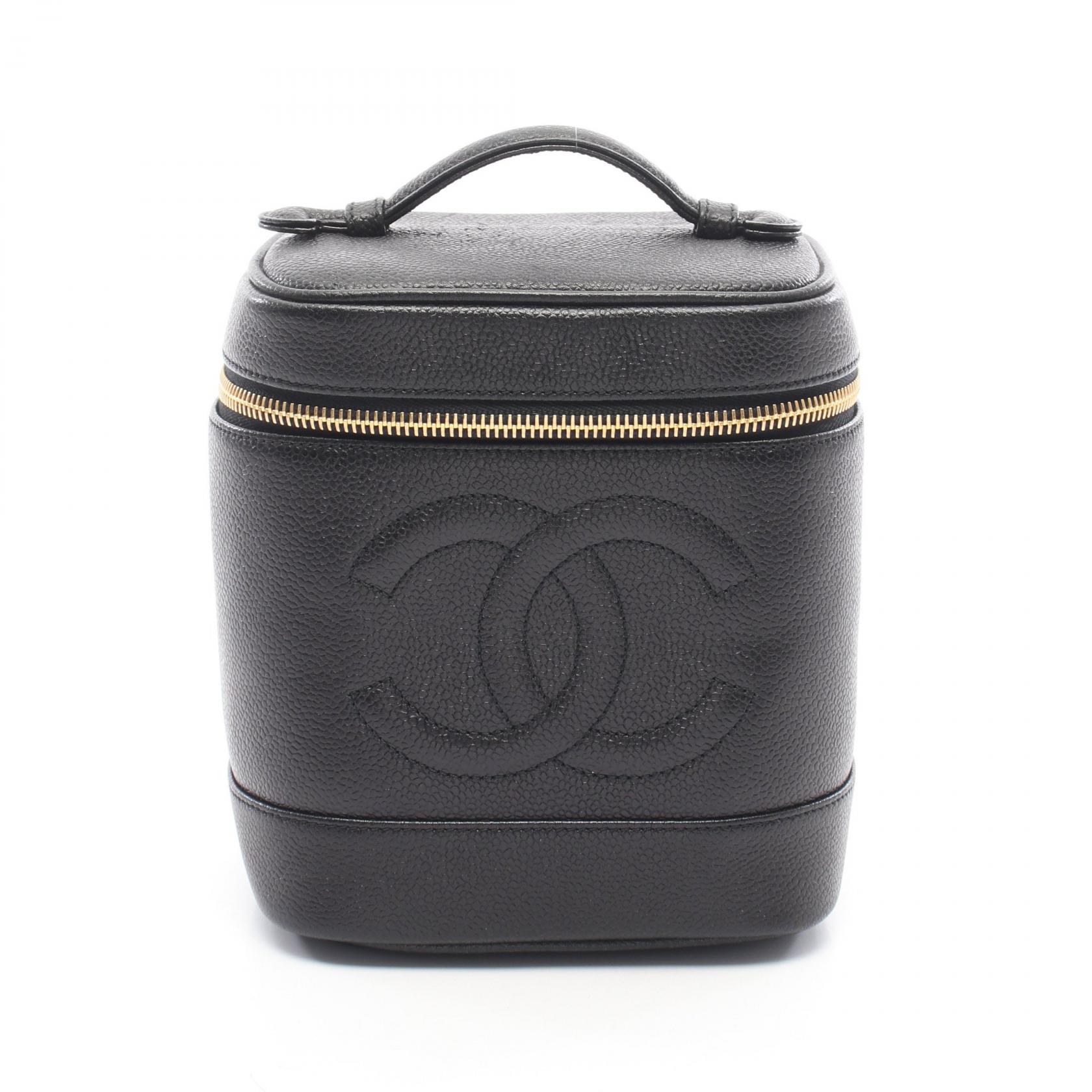 ≪10%OFFクーポン 7/19 20時~7/26 9:59≫シャネル CHANEL ココマーク ハンドバッグ バッグ キャビアスキン(グレインドカーフ) レディース ブラック系 A01998 【中古】|Mike Museum