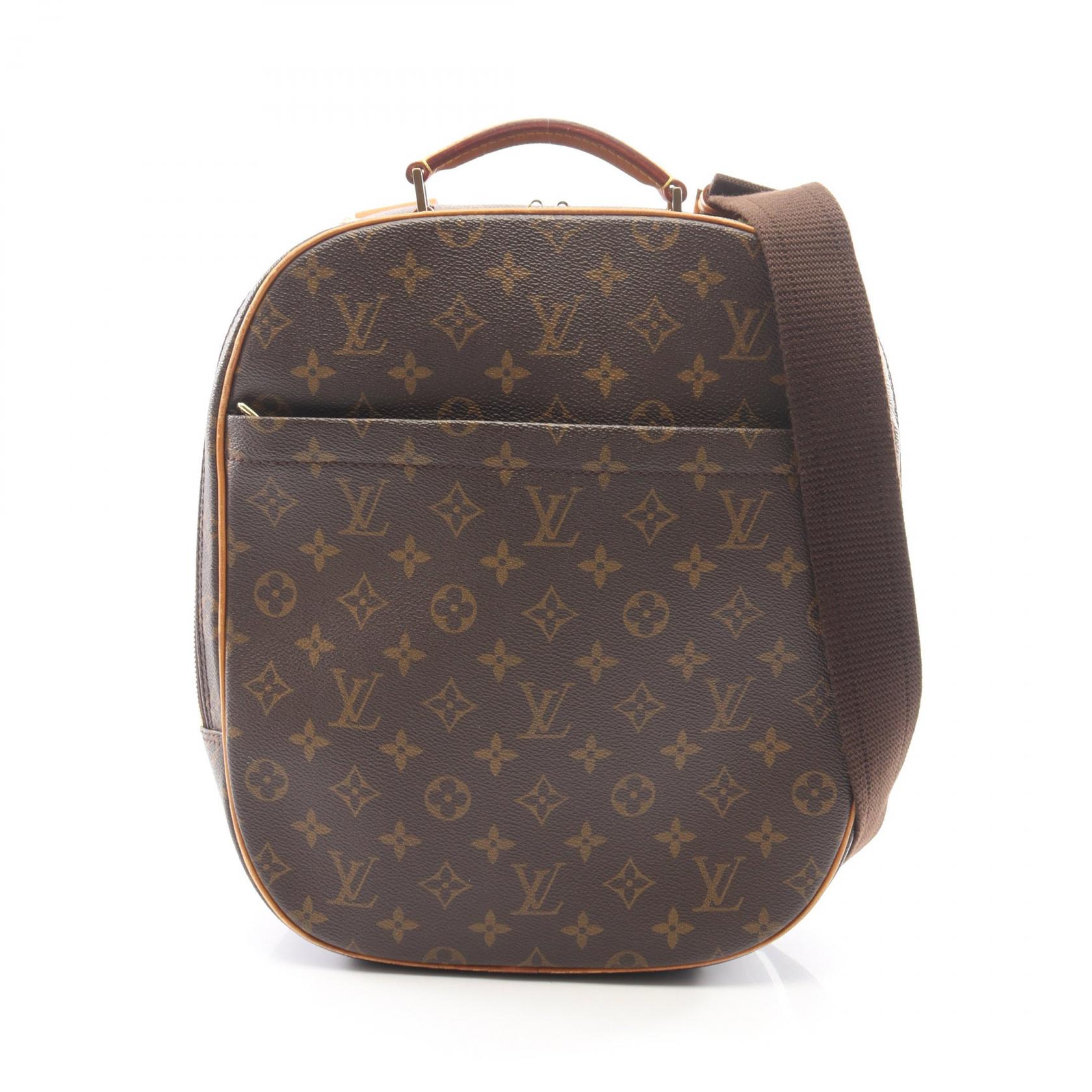 ≪10%OFFクーポン 7/19 20時～7/26 9:59≫ルイ・ヴィトン LOUIS VUITTON パックオール サックアド モノグラム ハンドバッグ バッグ PVCコーティングキャンバス レザー レディース ブラウン系 M51132 【中古】｜Mike Museum