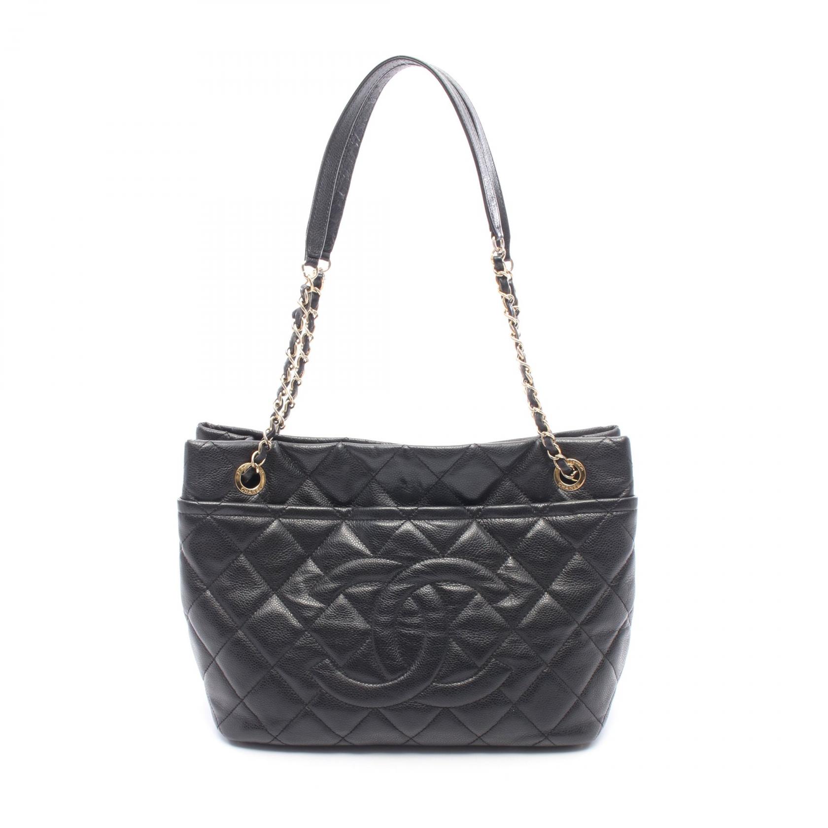 ≪10%OFFクーポン 7/19 20時~7/26 9:59≫シャネル CHANEL マトラッセ ココマーク トートバッグ バッグ キャビアスキン(グレインドカーフ) レディース ブラック系 【中古】|Mike Museum