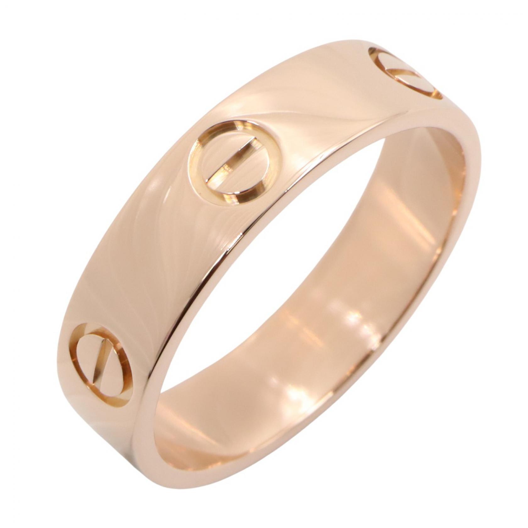 【P5倍&times;5%クーポン｜7/29 20時～8/2 23:59】カルティエ CARTIER ラブリング リング・指輪 ジュエリー K18PG（ピンクゴールド） メンズ レディース ゴールド系 B4084800 【中古】｜Mike Museum