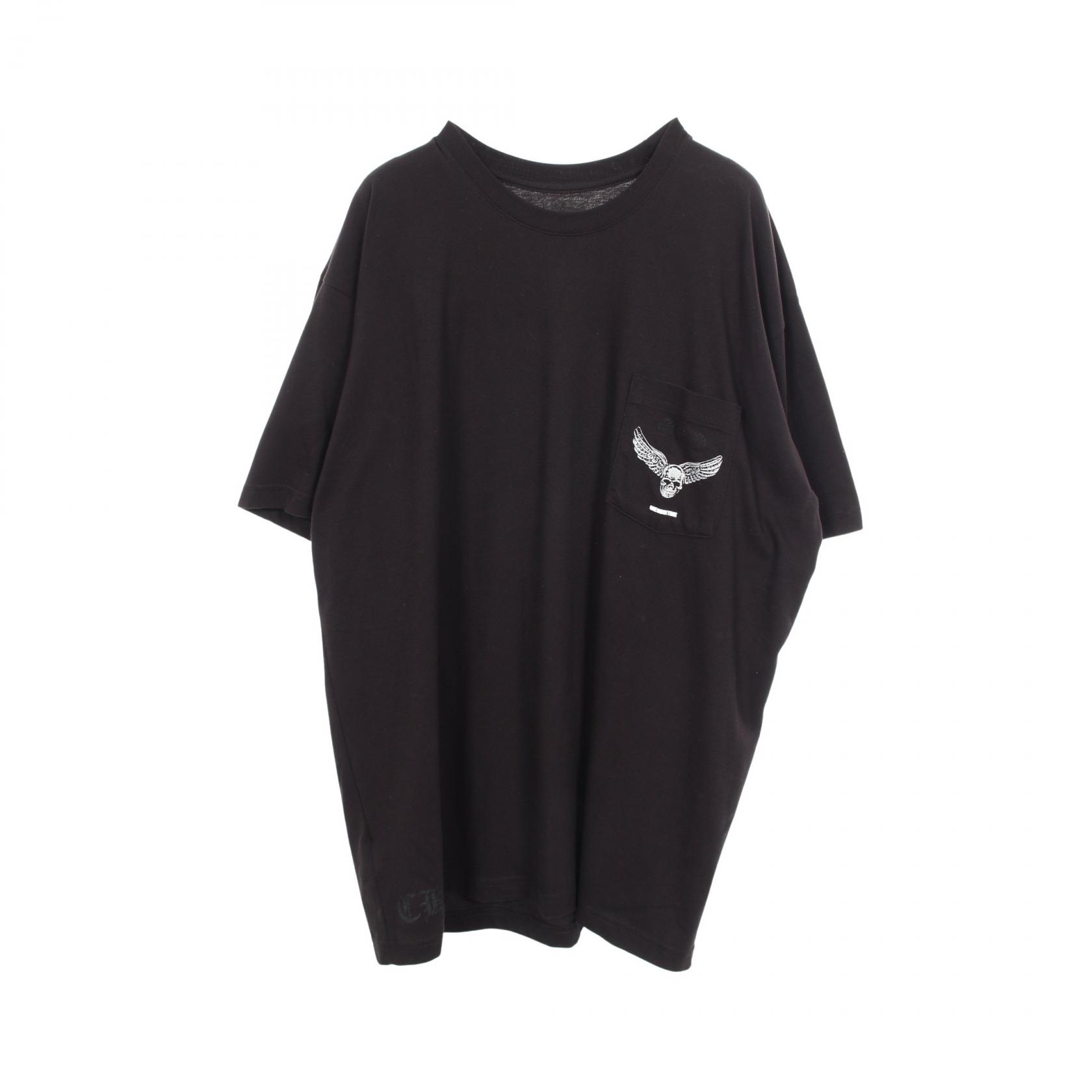 クロムハーツ CHROME HEARTS FOTI バックプリント 半袖Tシャツ 衣料品 トップス コットン メンズ ブラック系 【中古】｜Mike Museum 165,000円